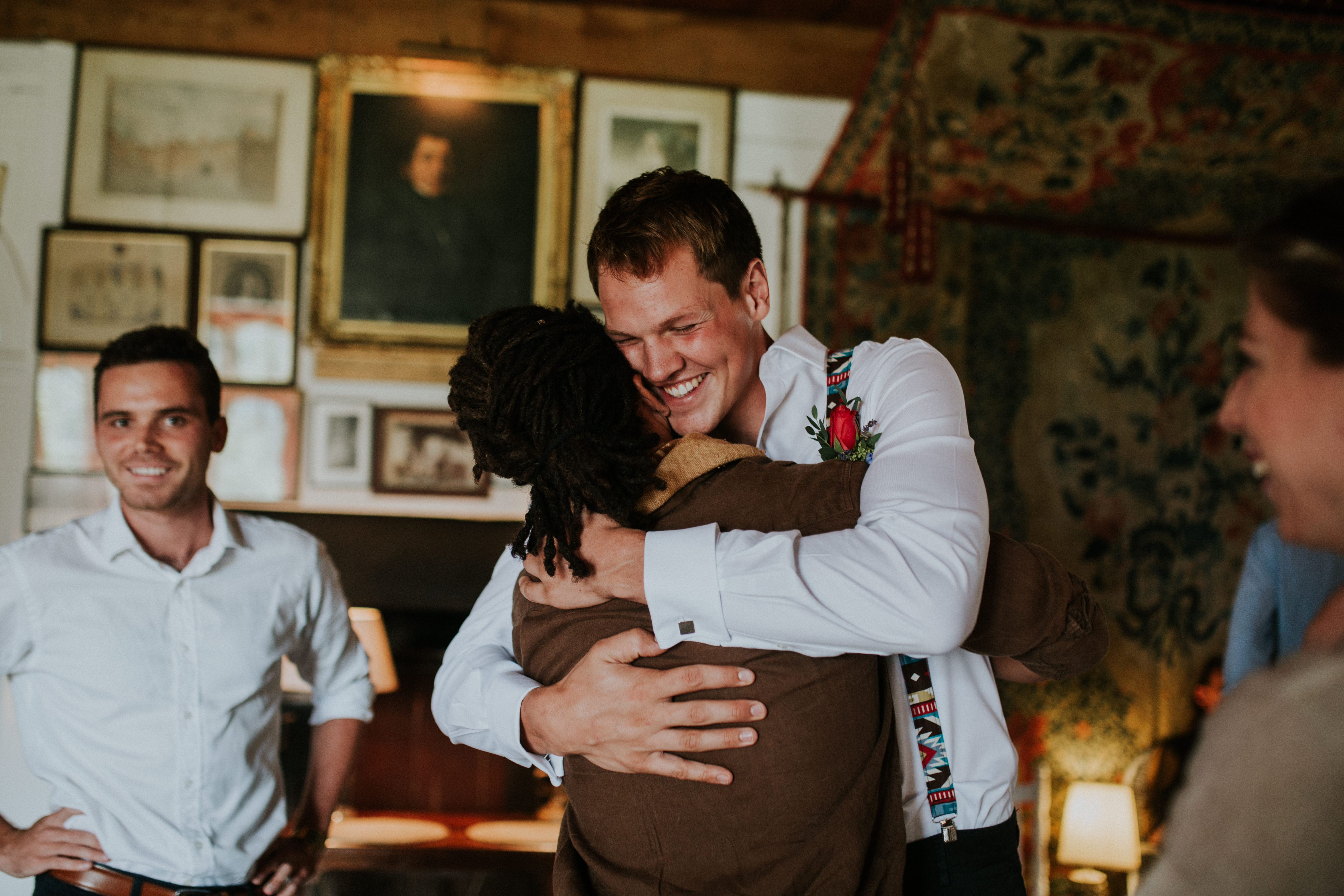 groom smiling 