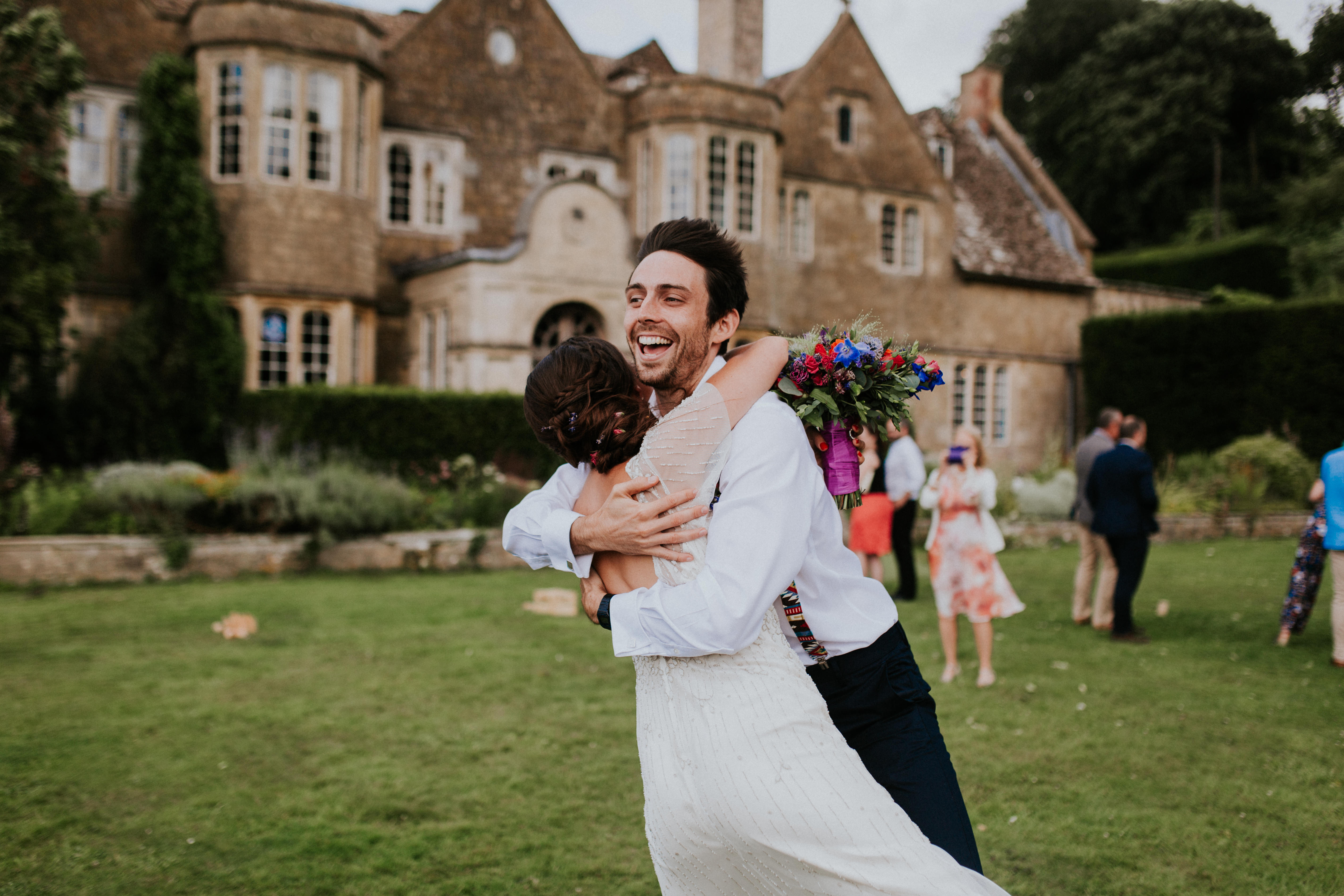 bride and brother 