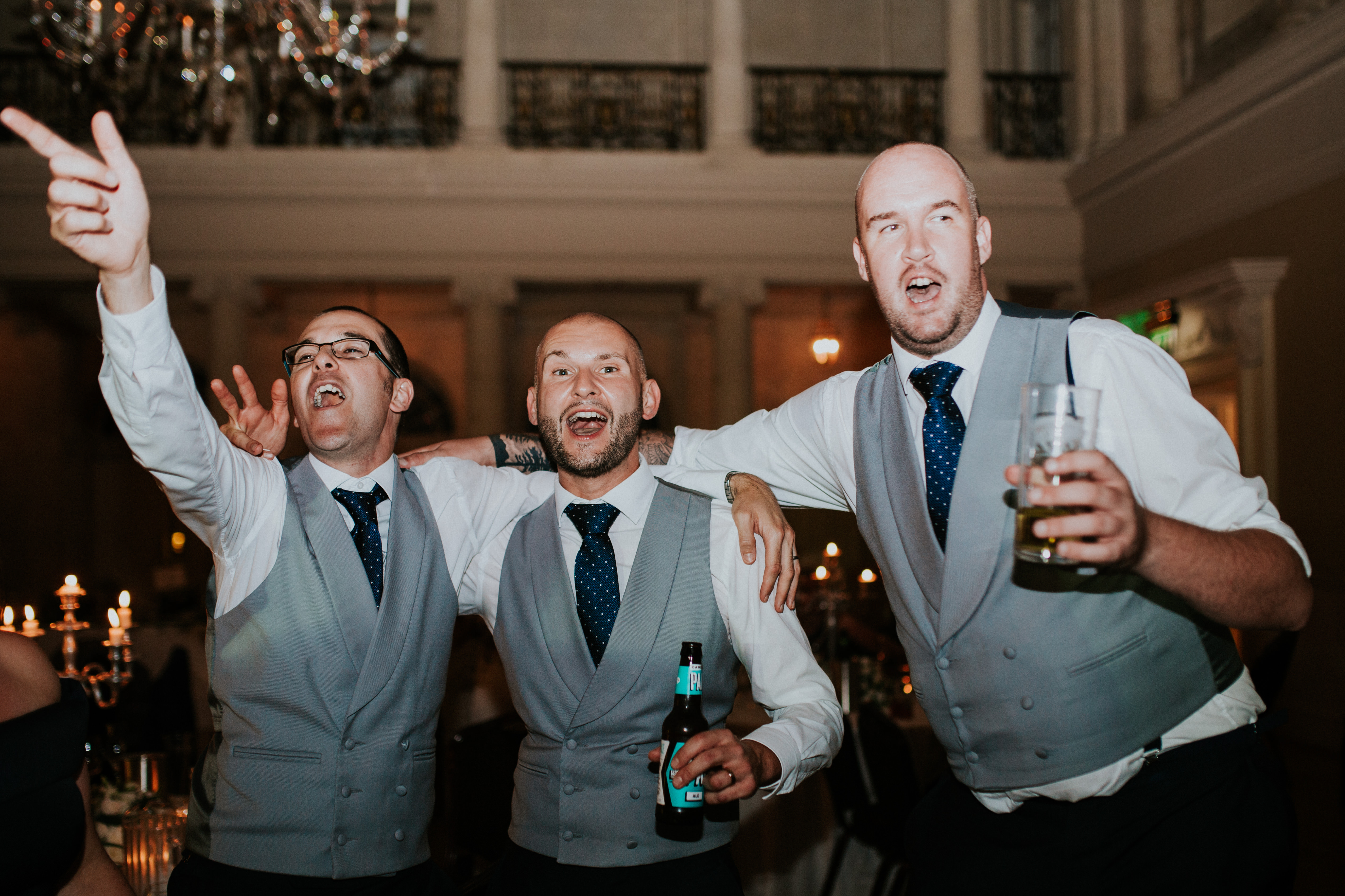 groomsmen dancing 