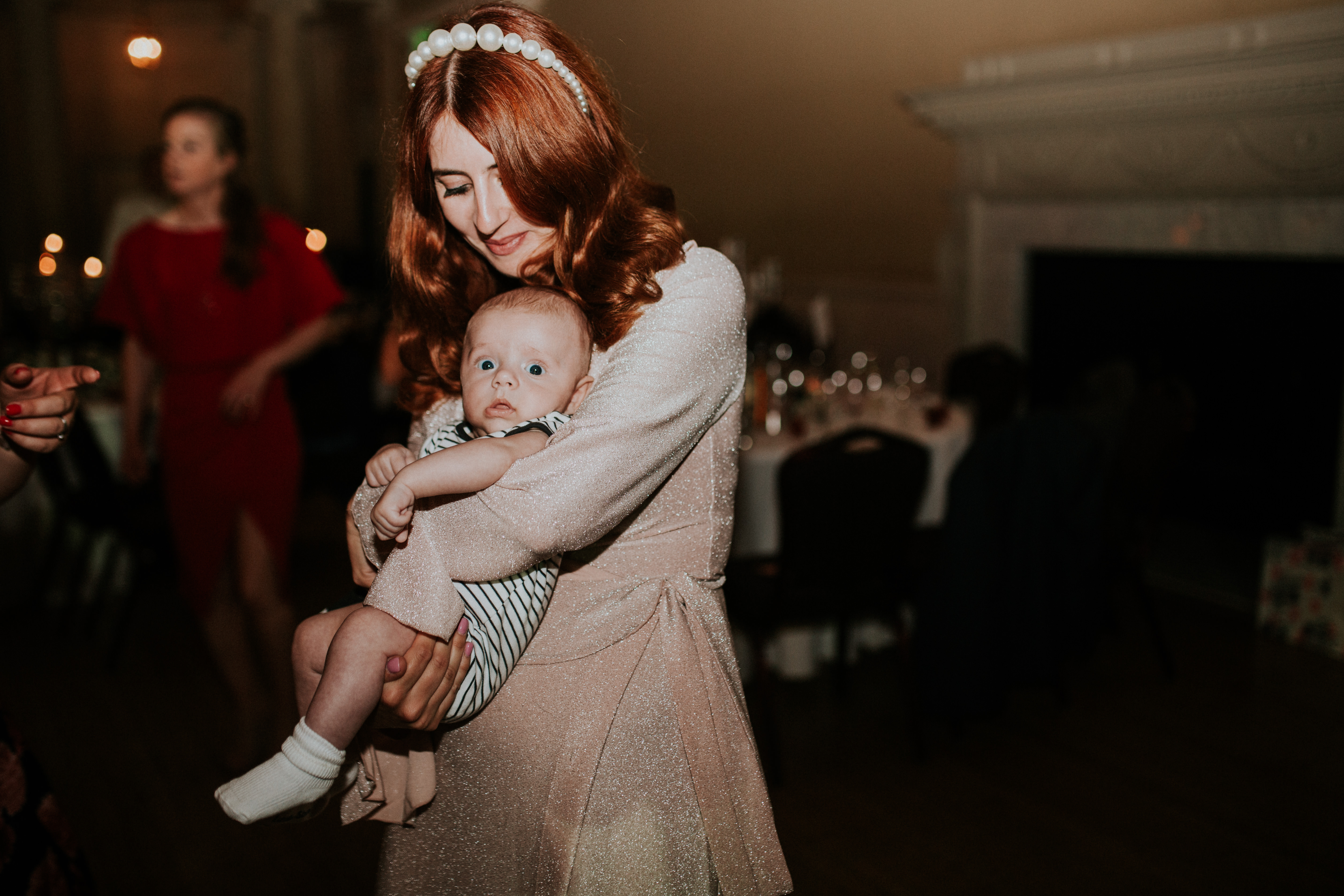 woman and baby dancing 