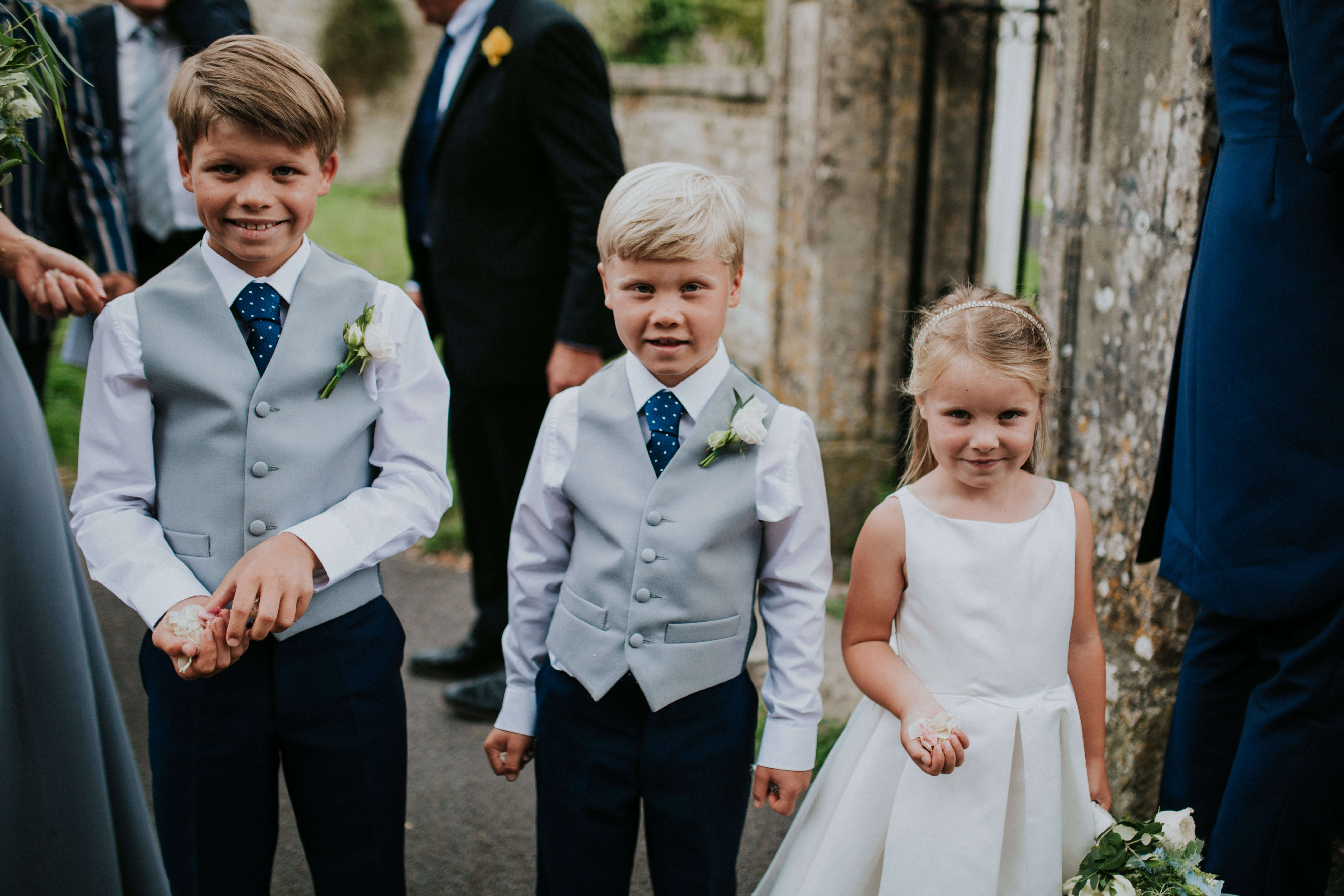 page boys and flower girl 