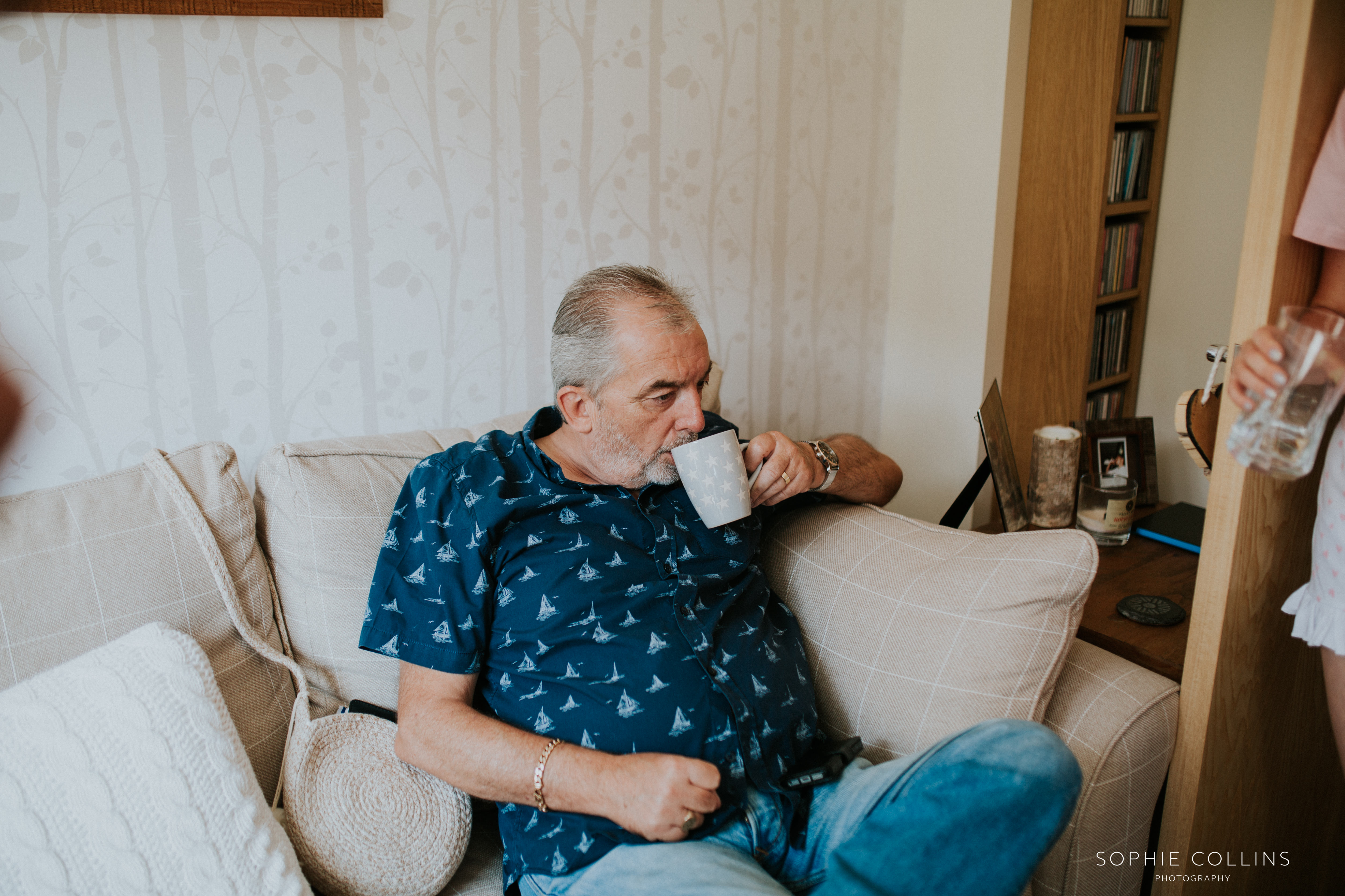 dad drinking tea 