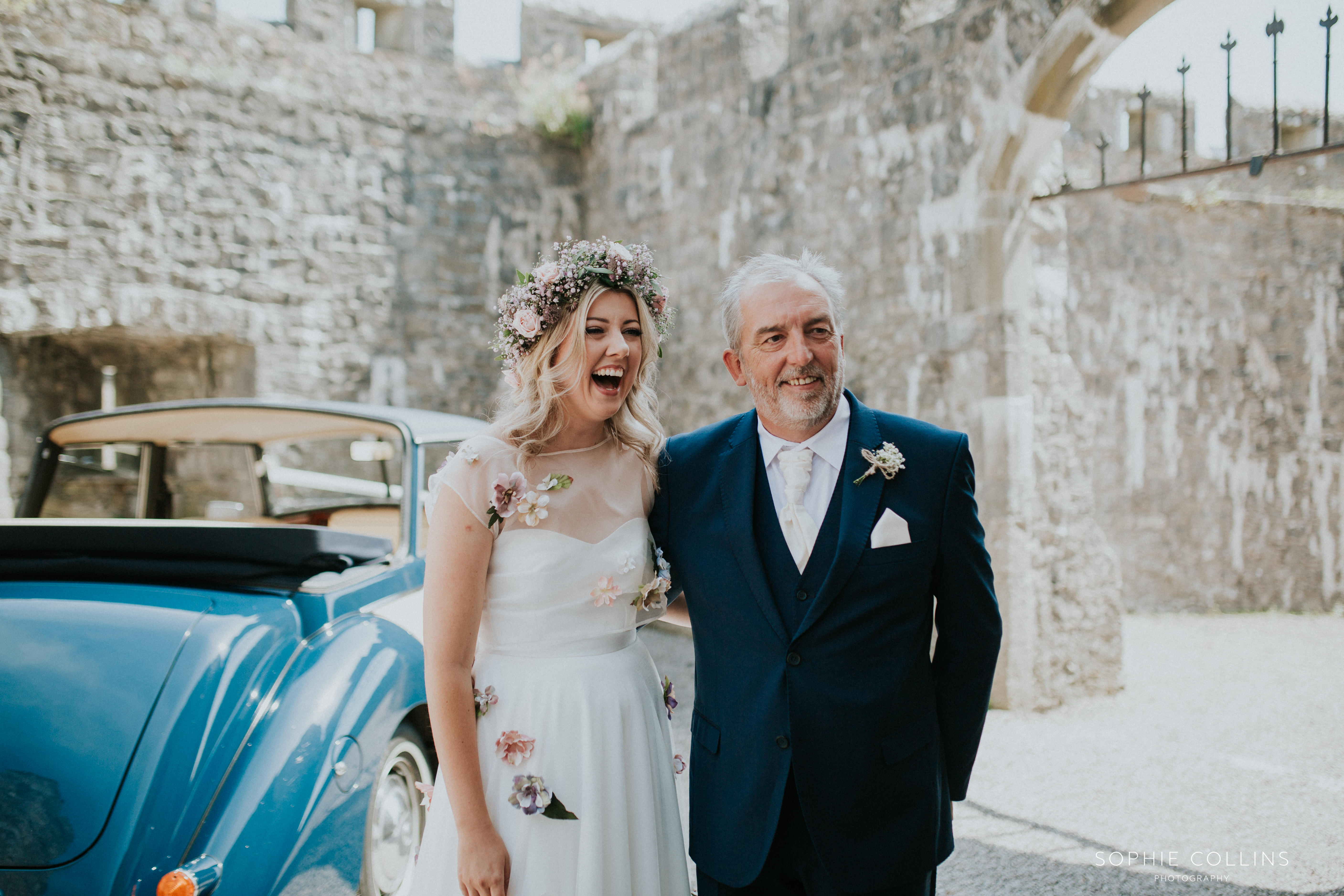 bride and dad 