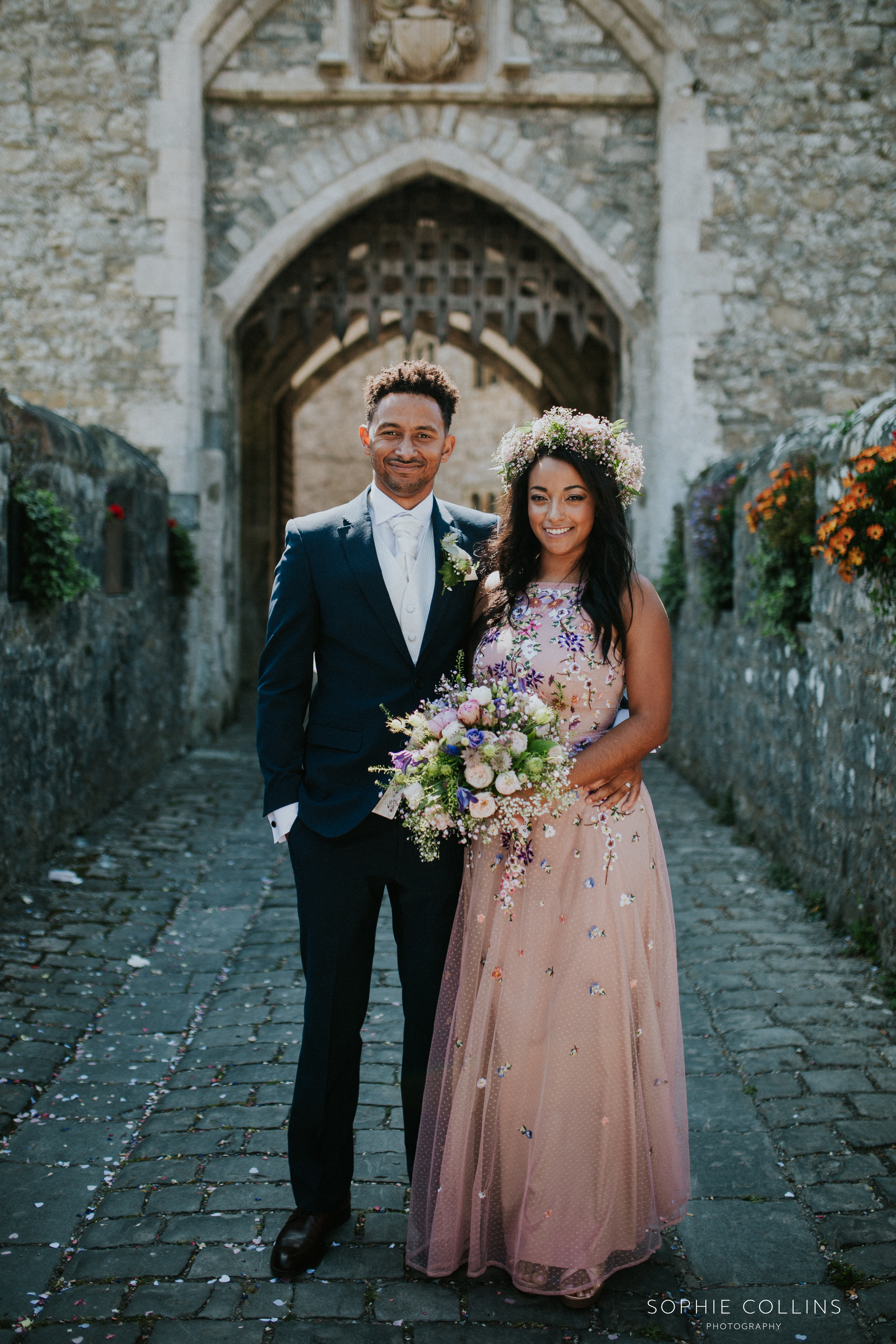 groom and sister 