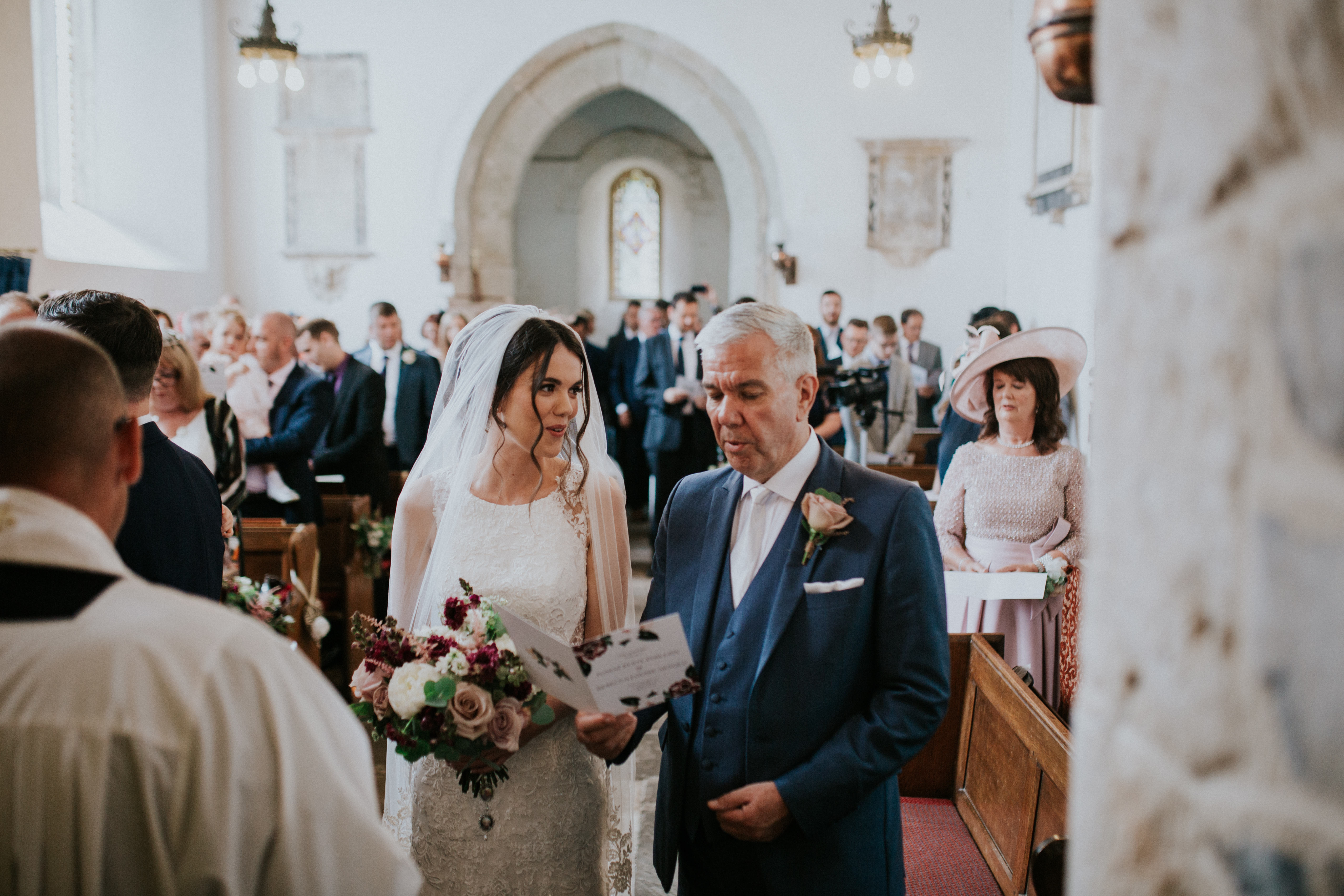 bride and dad 