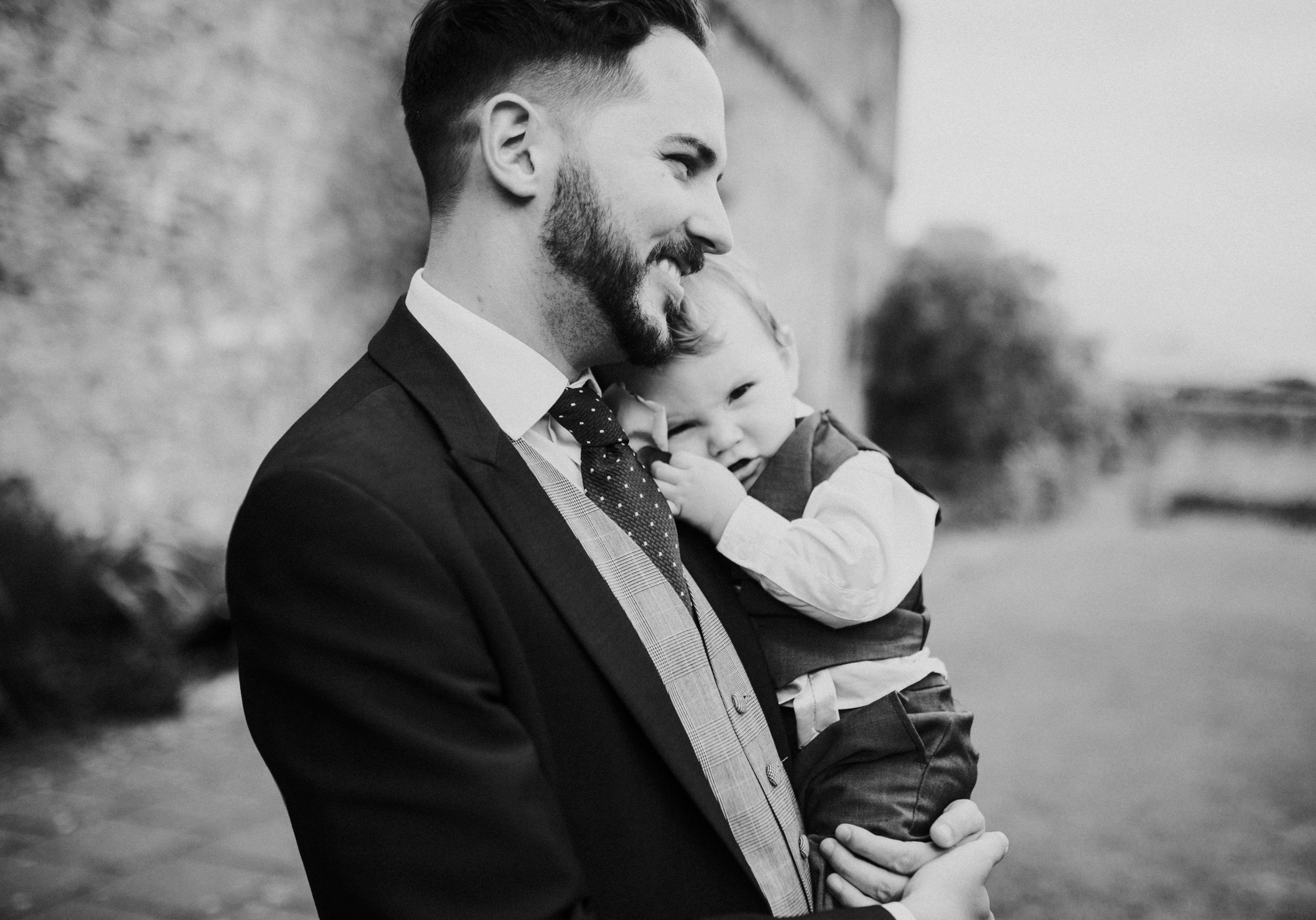 groom and baby 