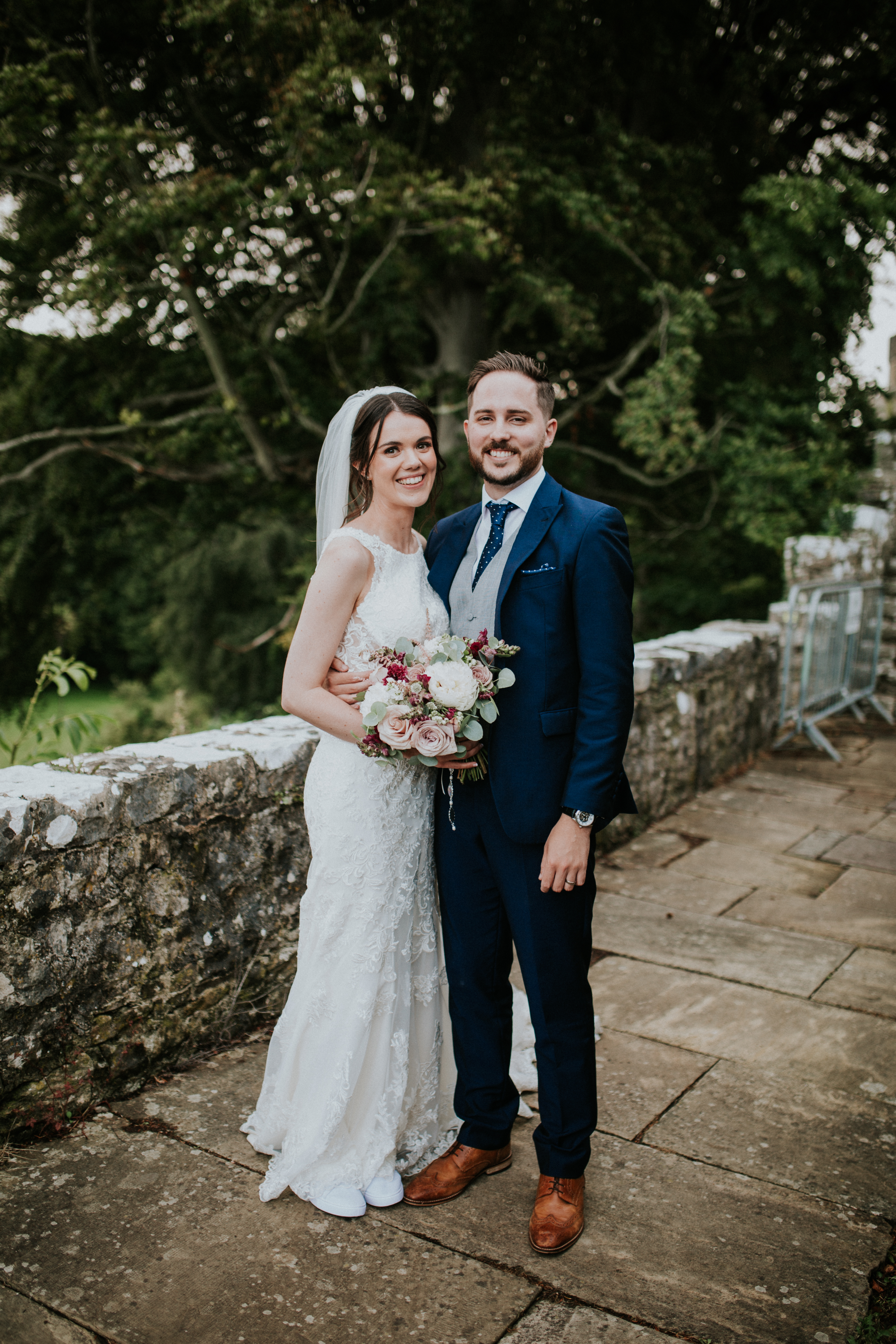 bride and groom portraits