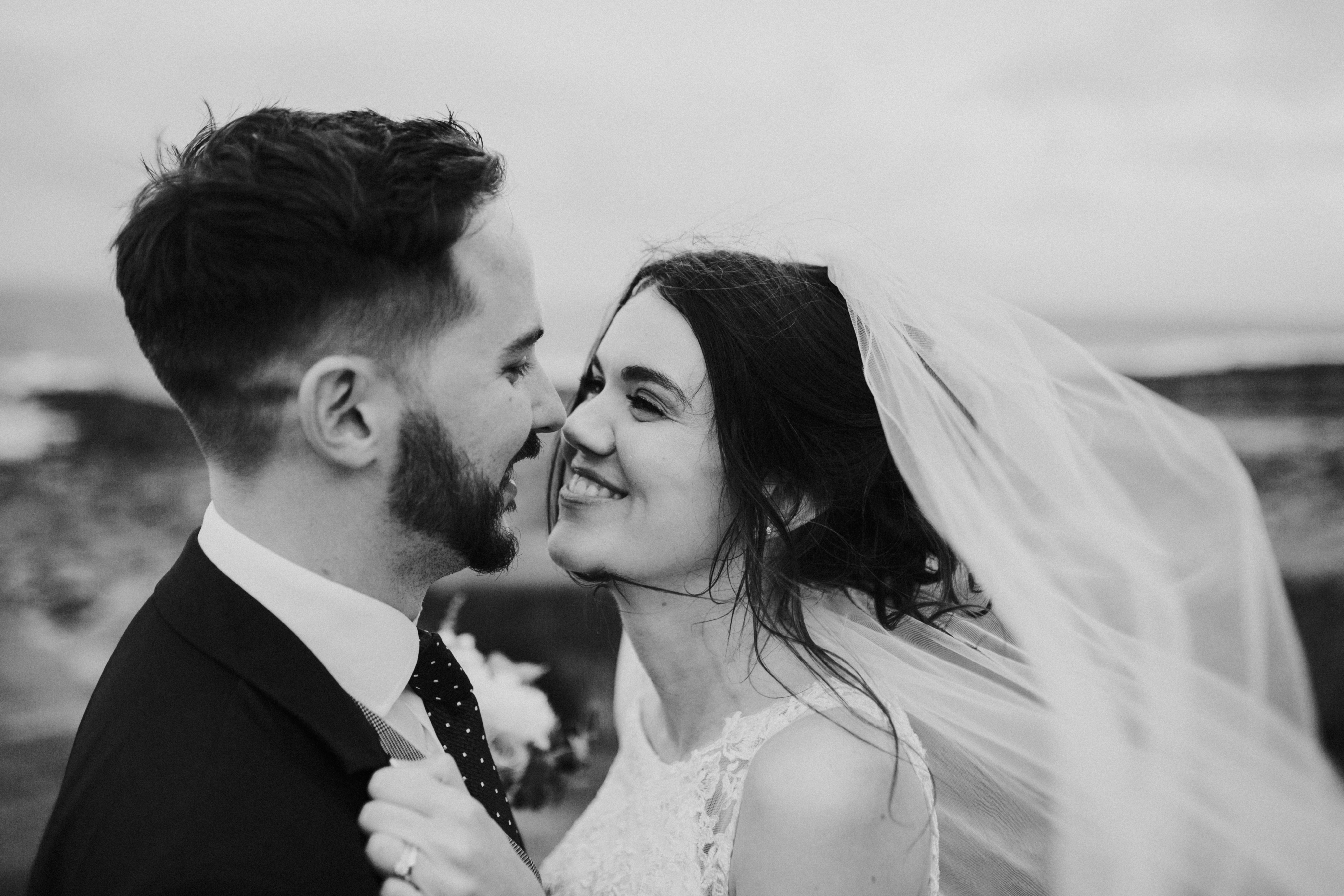 bride and groom portraits