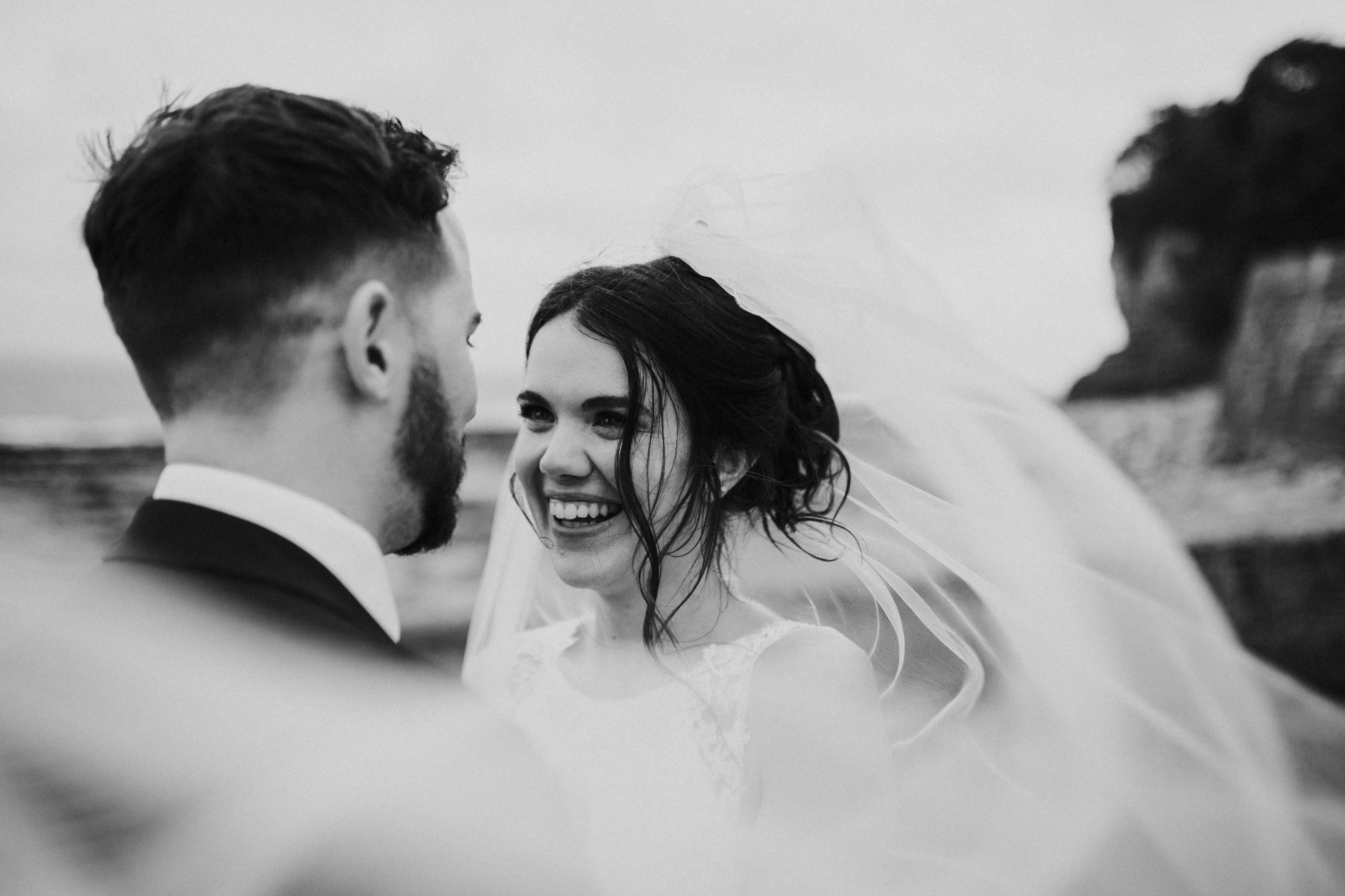 bride and groom portraits