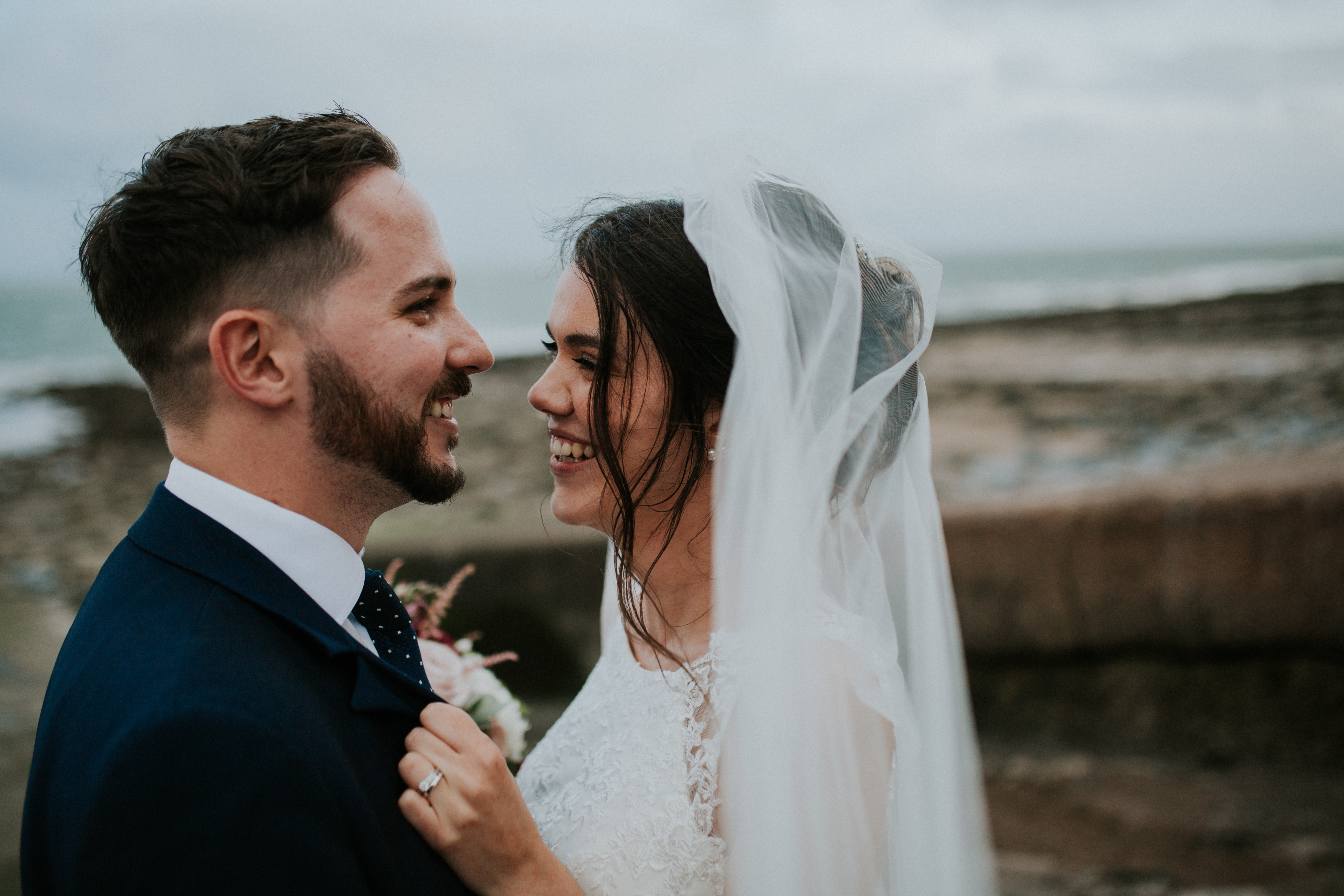 bride and groom portraits