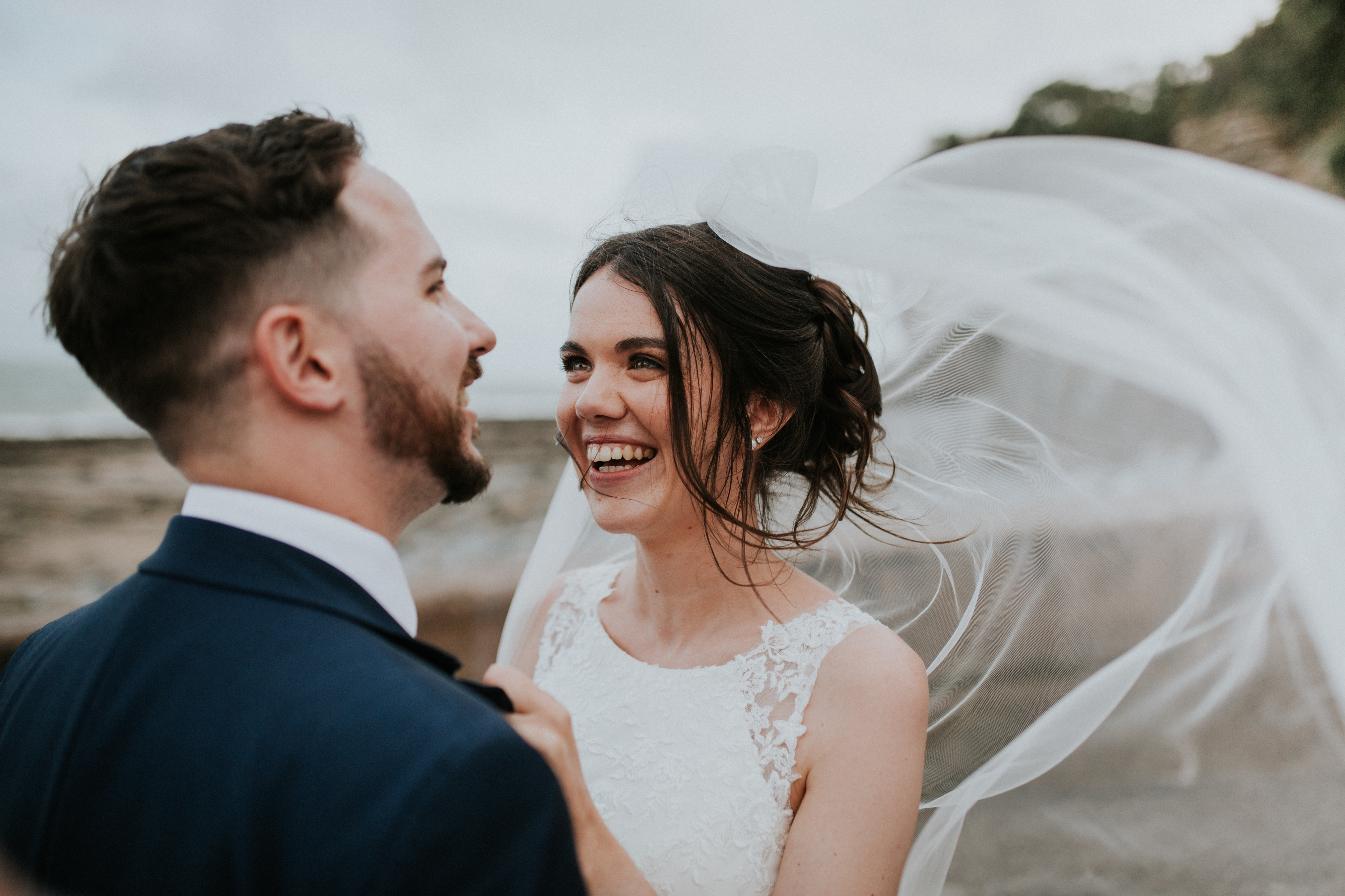 bride and groom portraits