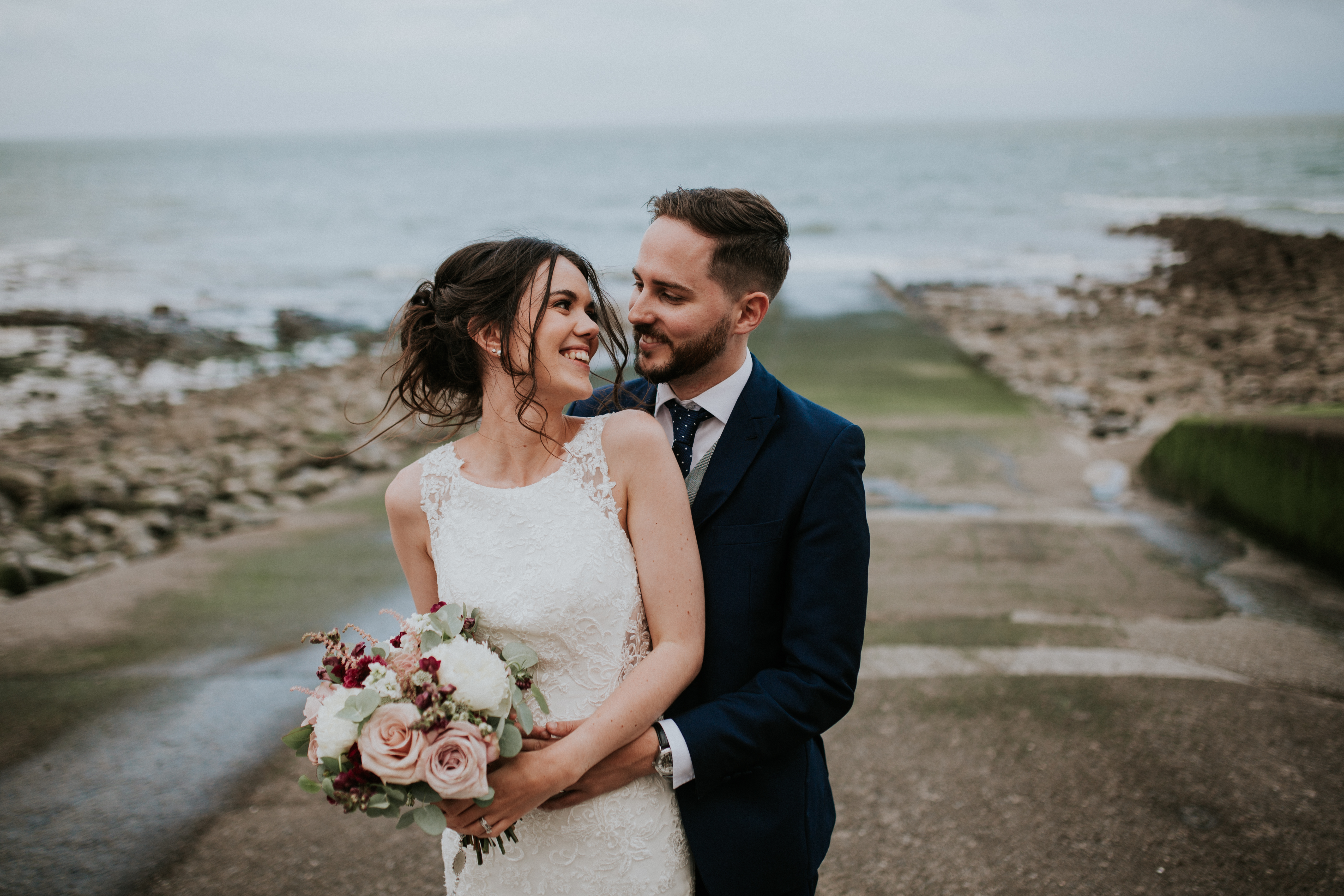 bride and groom portraits