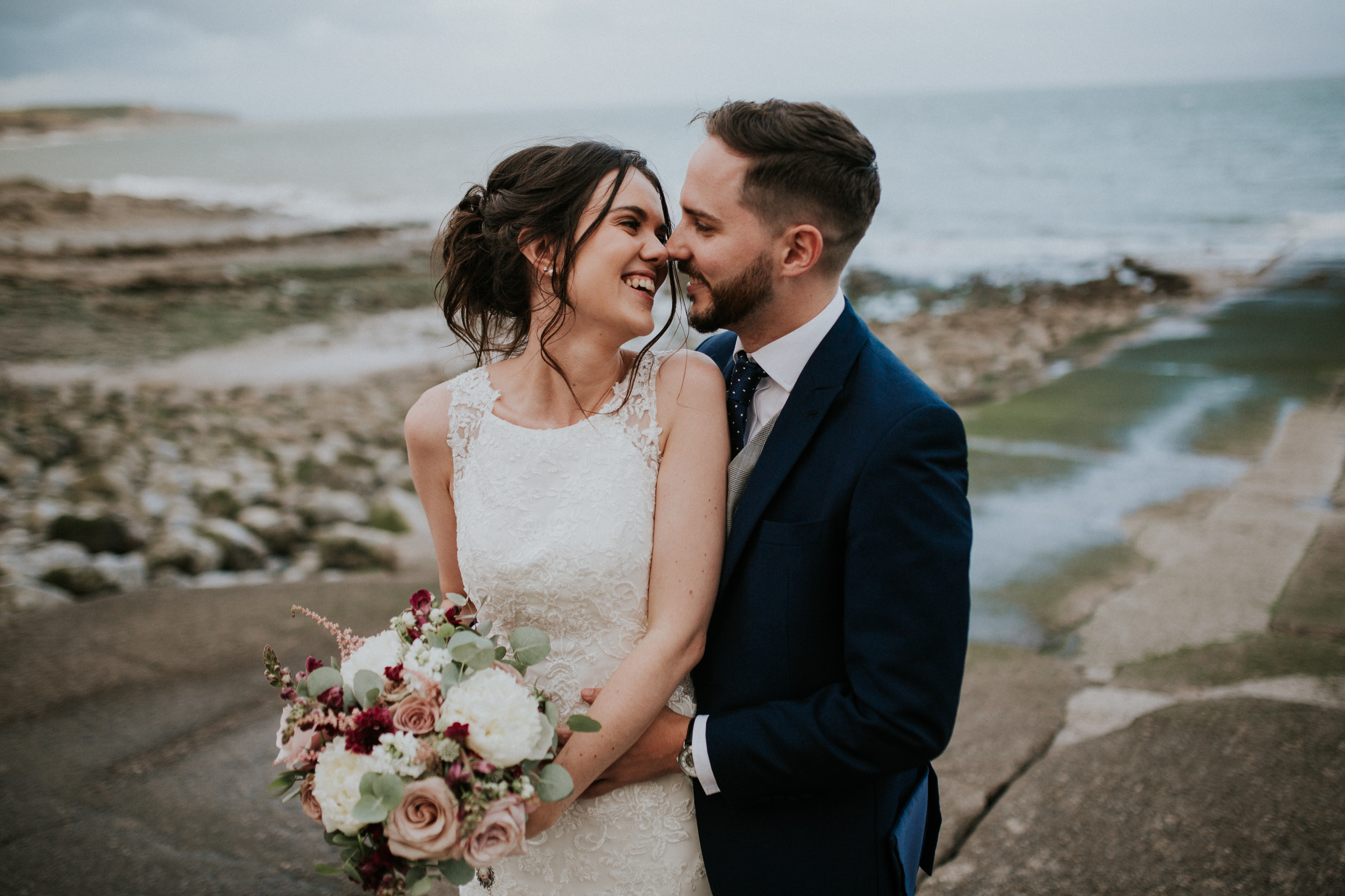 bride and groom portraits