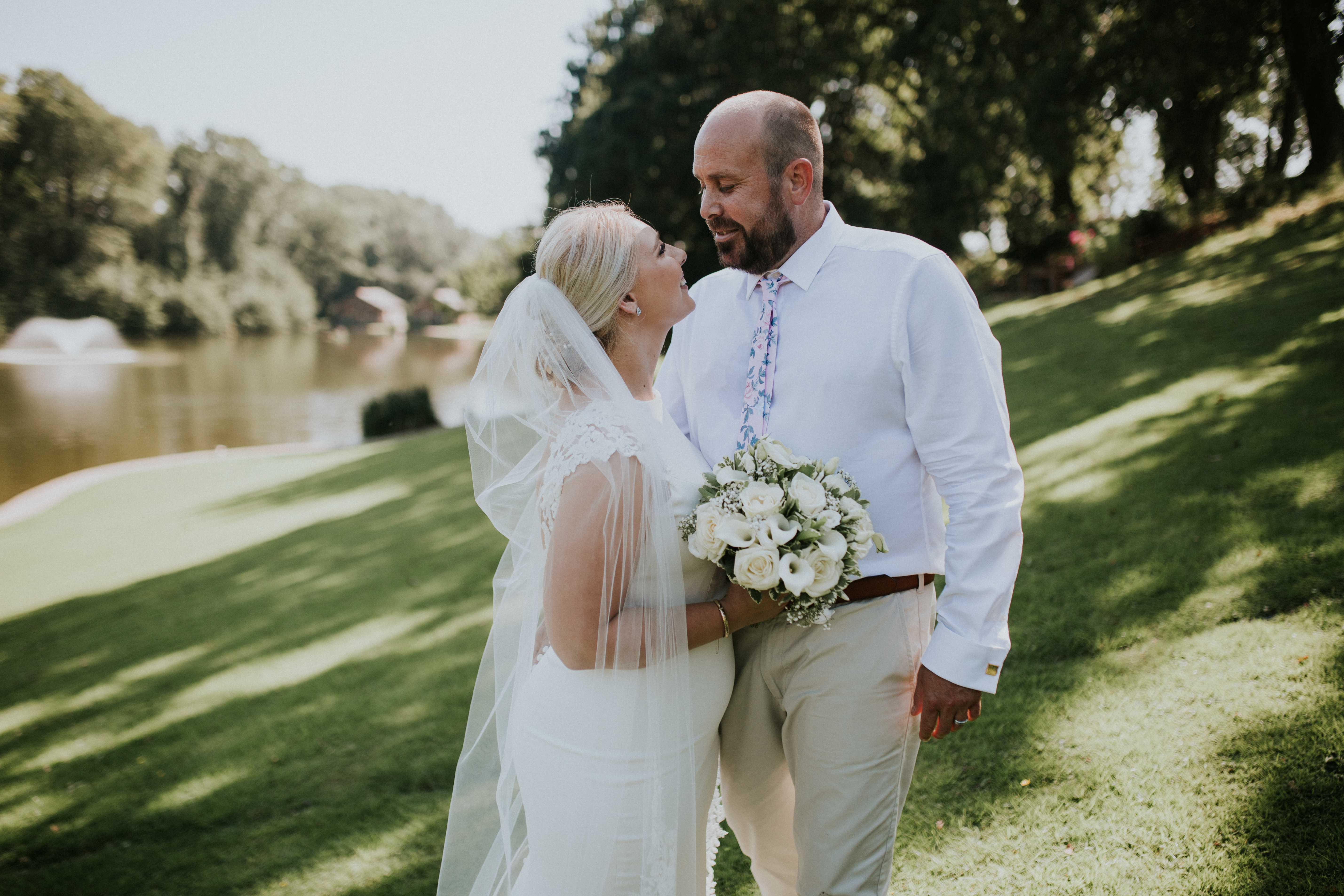 bride and groom portraits