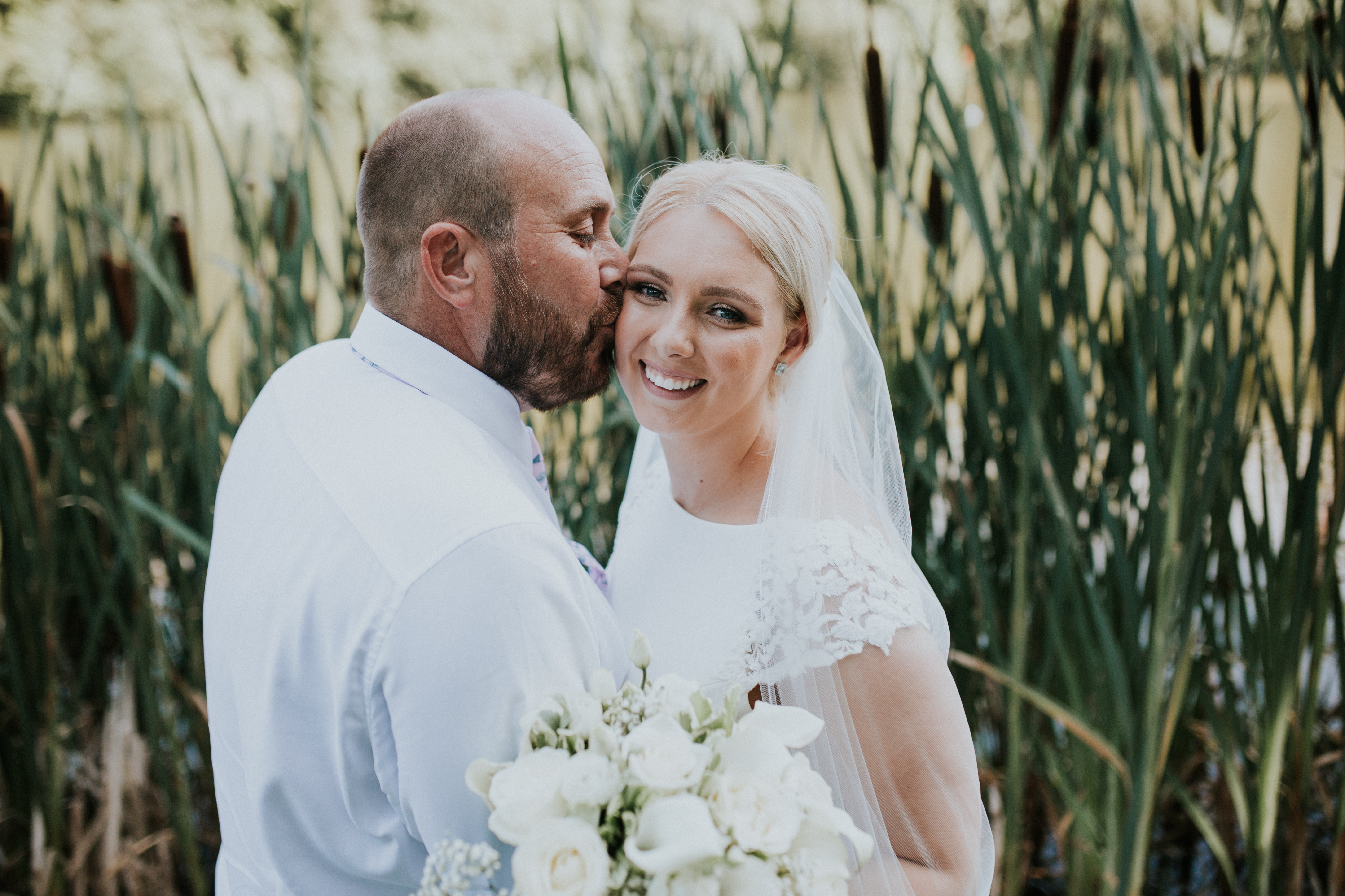 bride and groom portraits