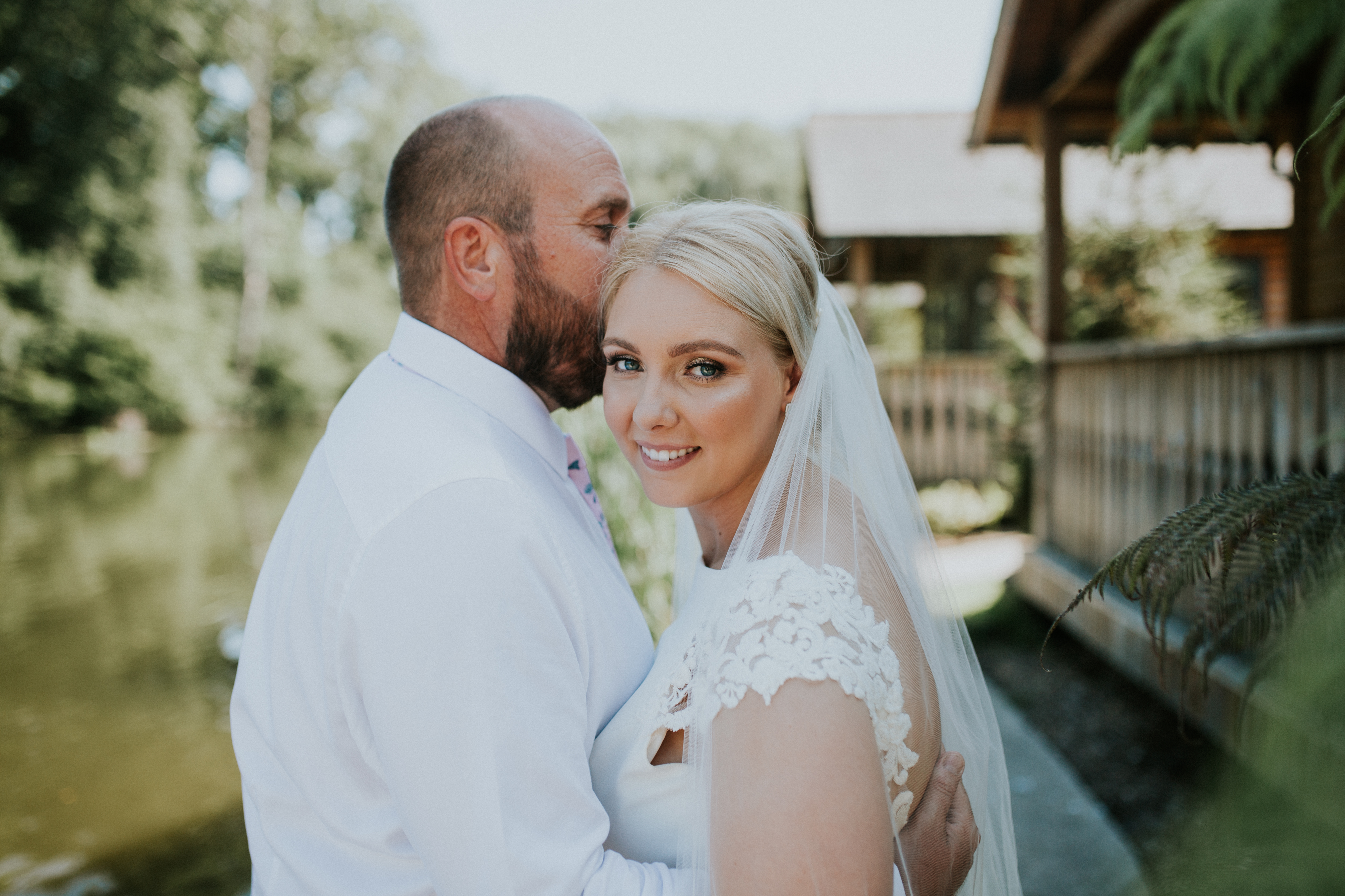 bride and groom portraits