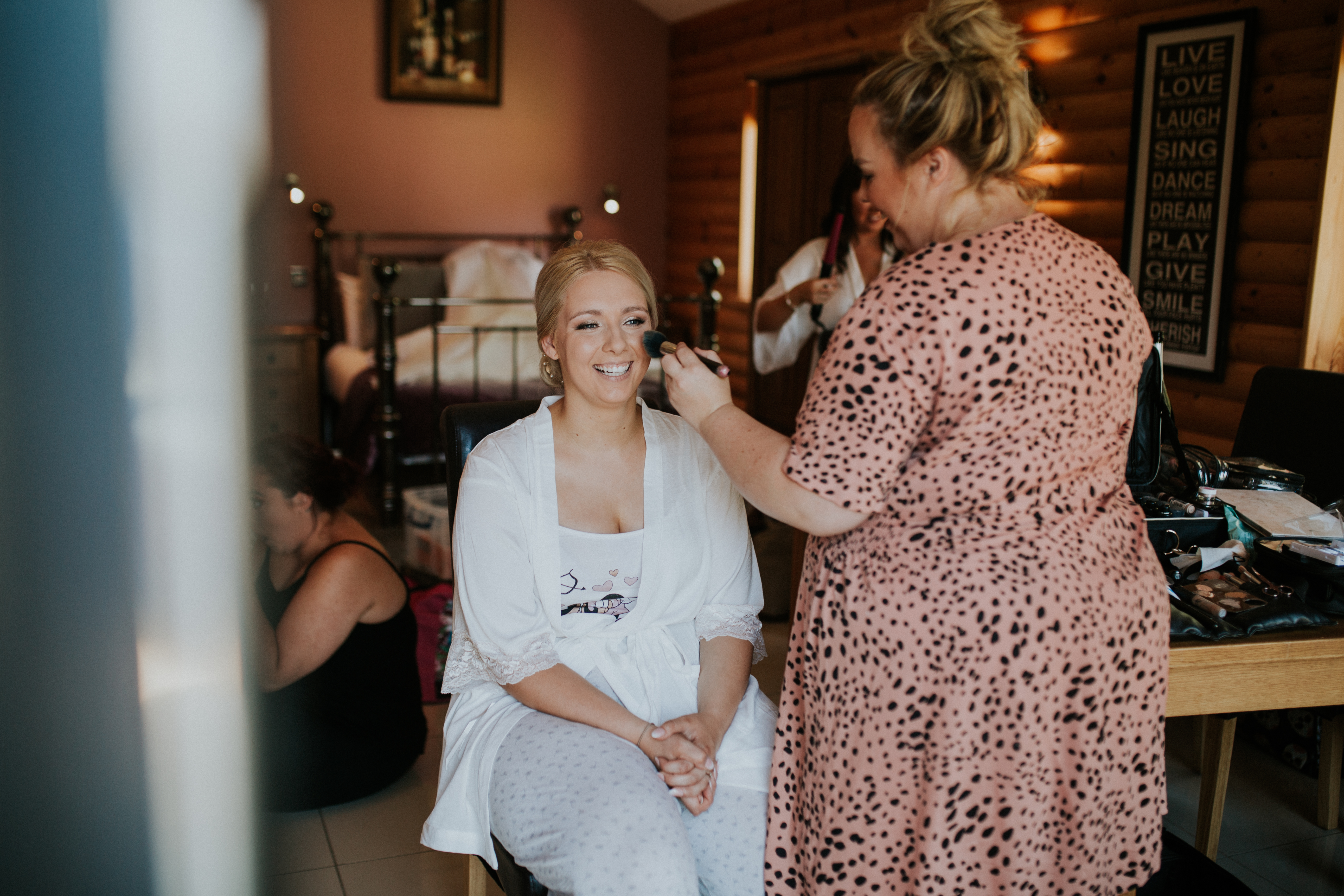 bride smiling