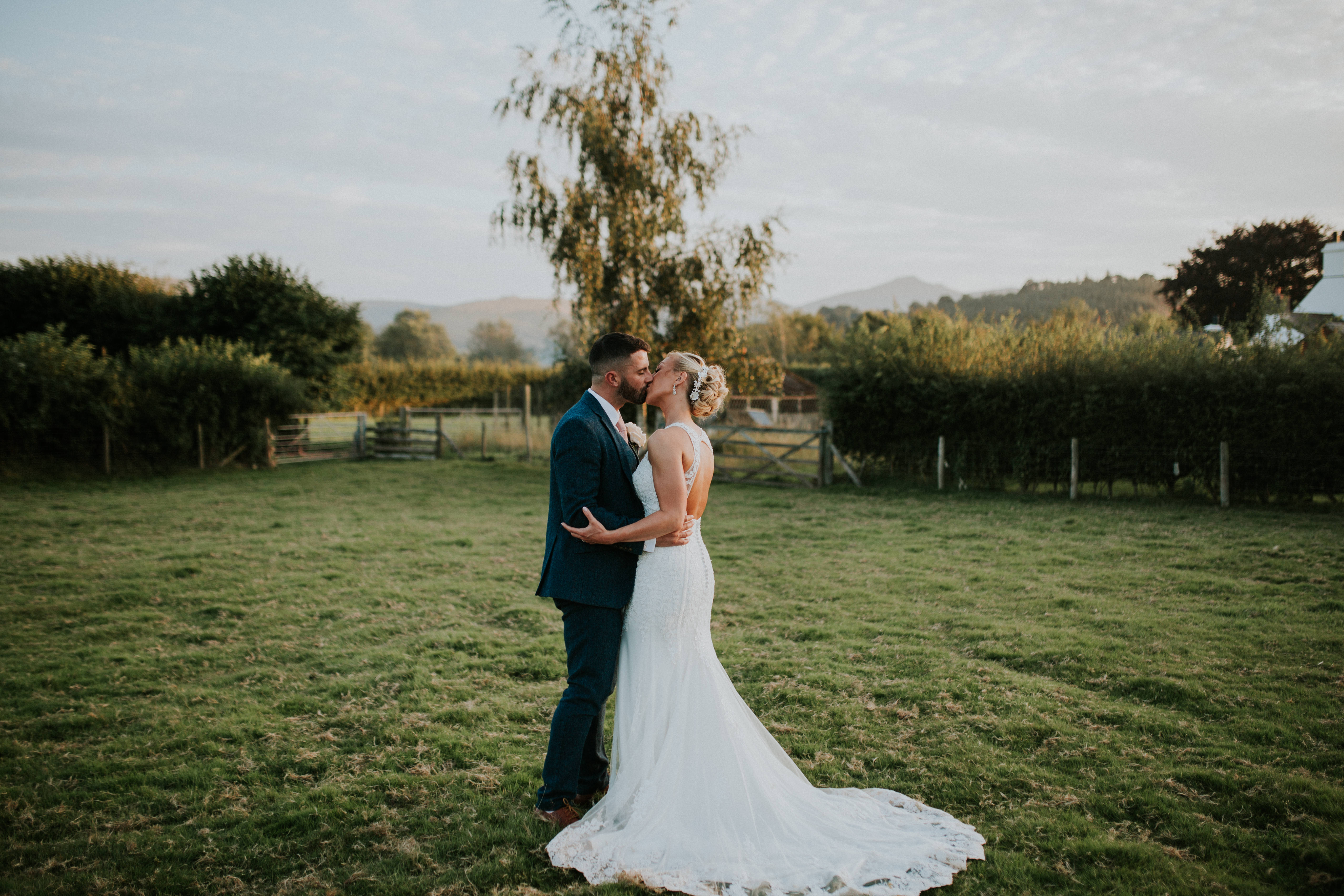 bride and groom portraits 