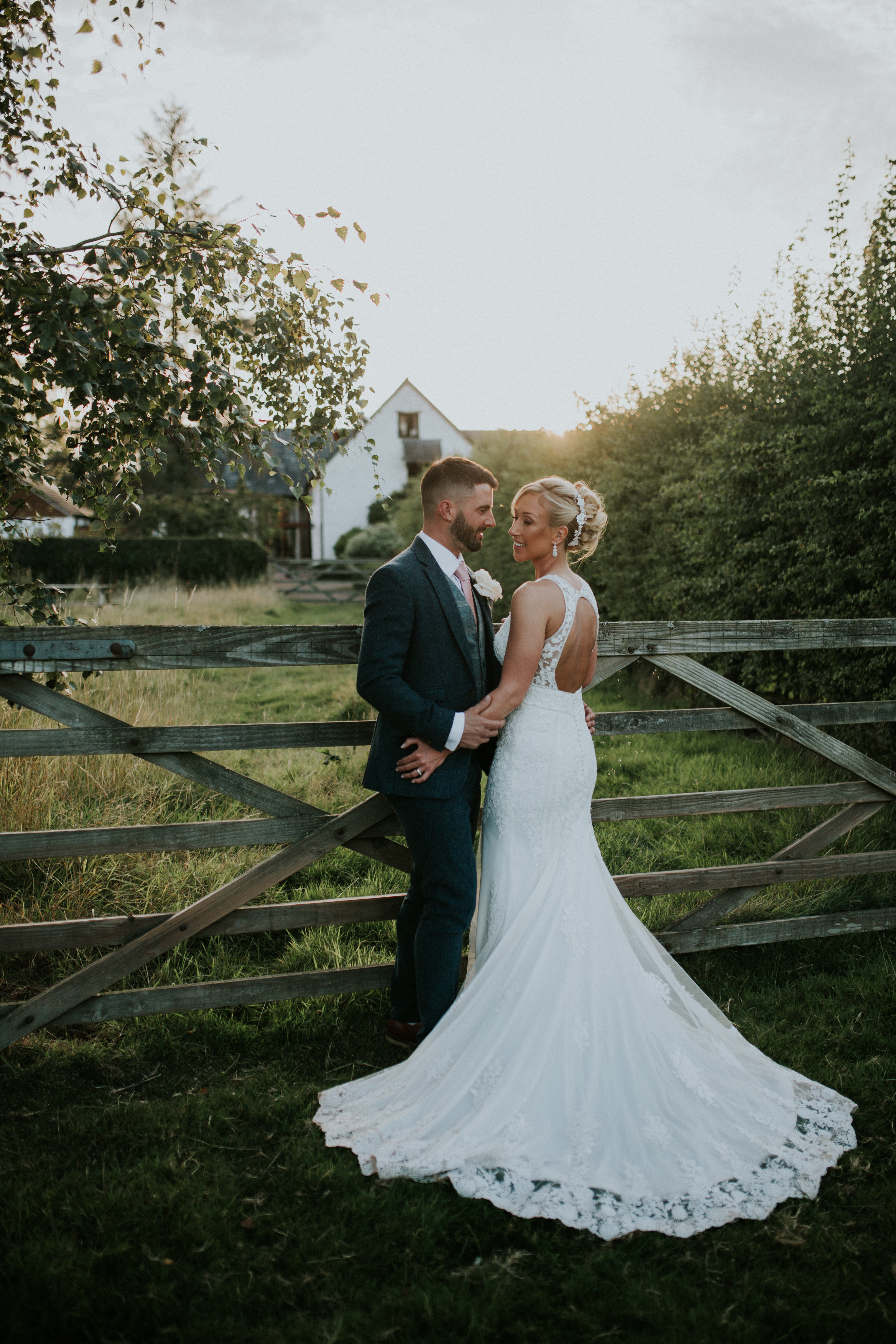 bride and groom portraits 