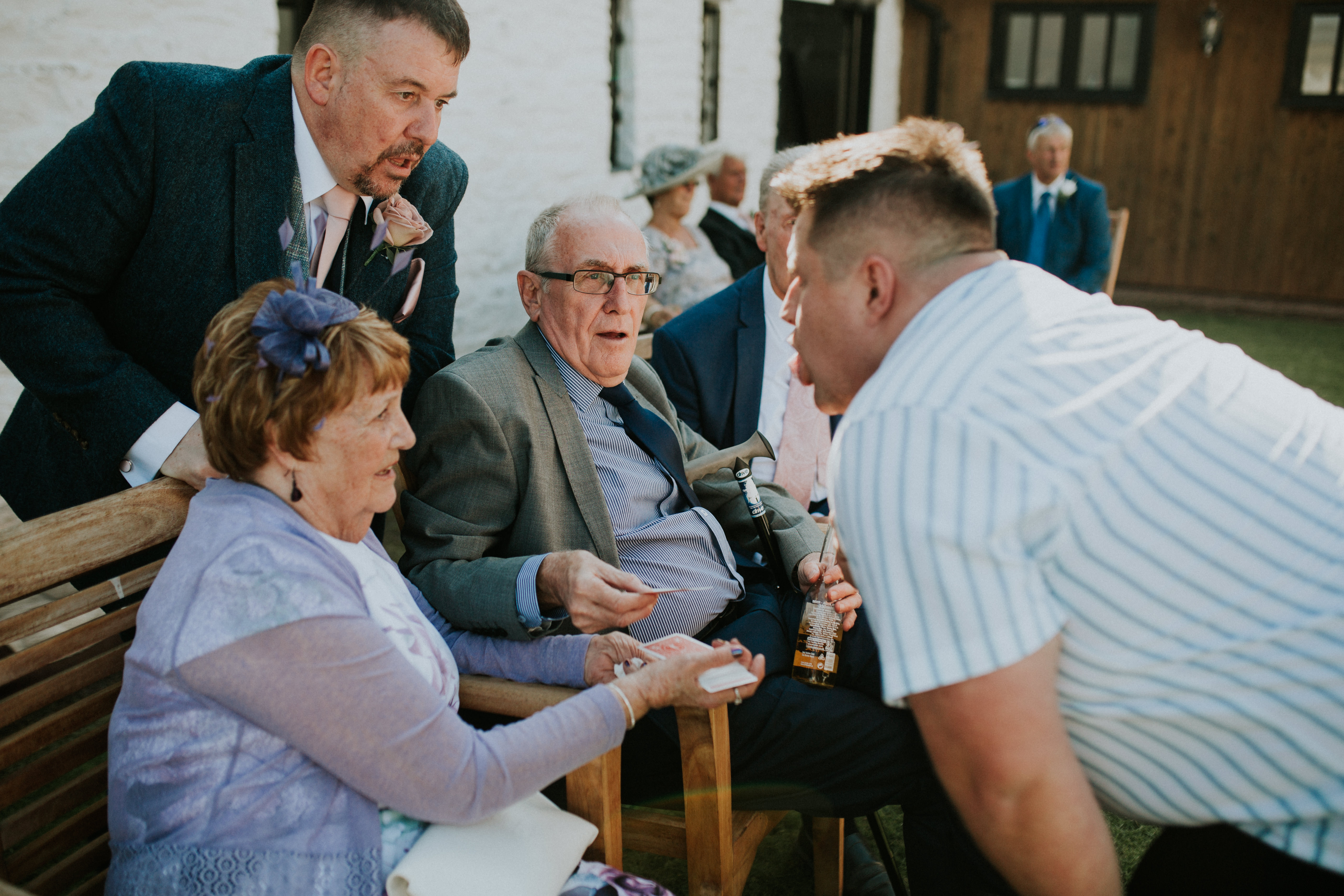 guests shocked at magician 