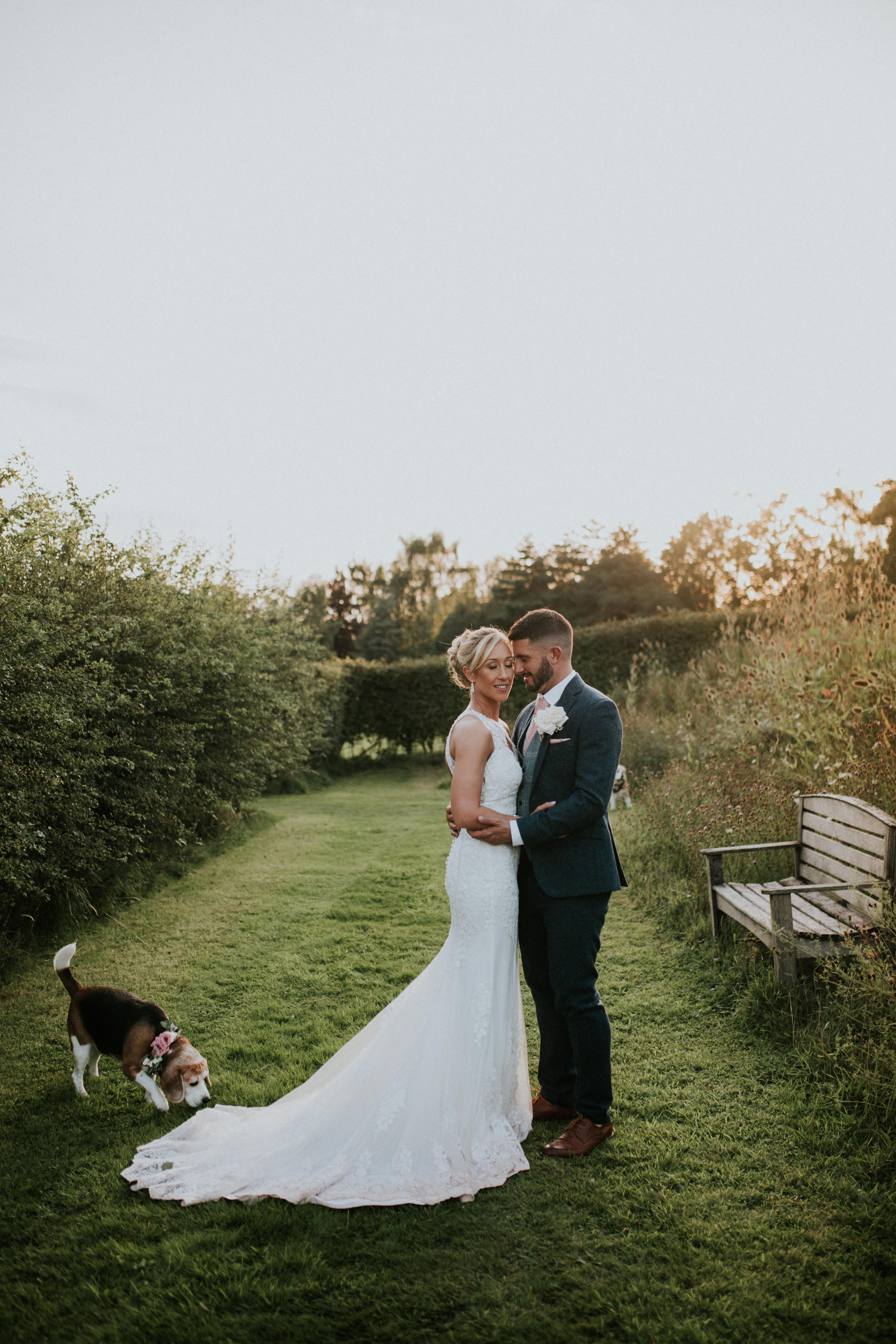 bride and groom portraits 