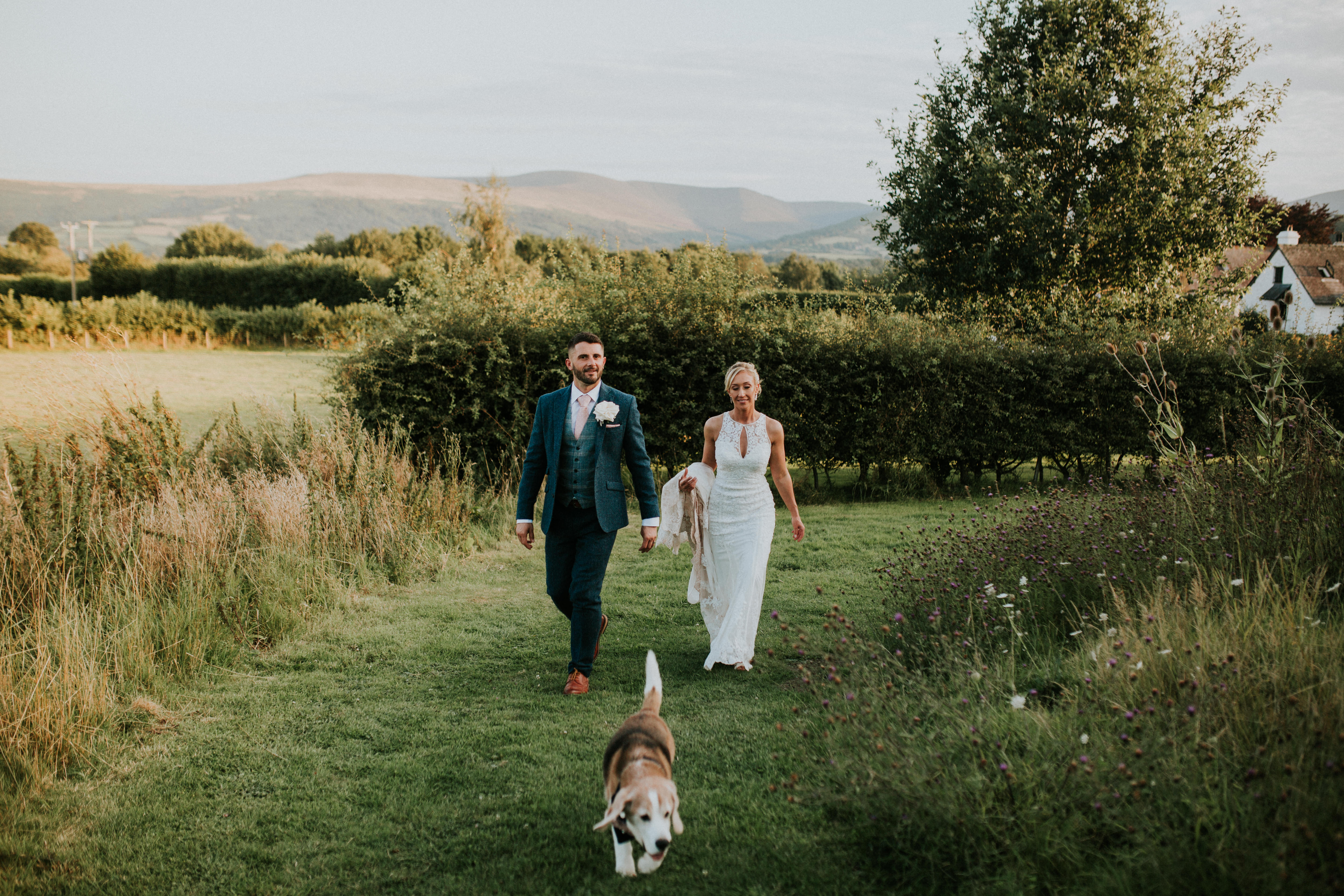 bride and groom portraits 