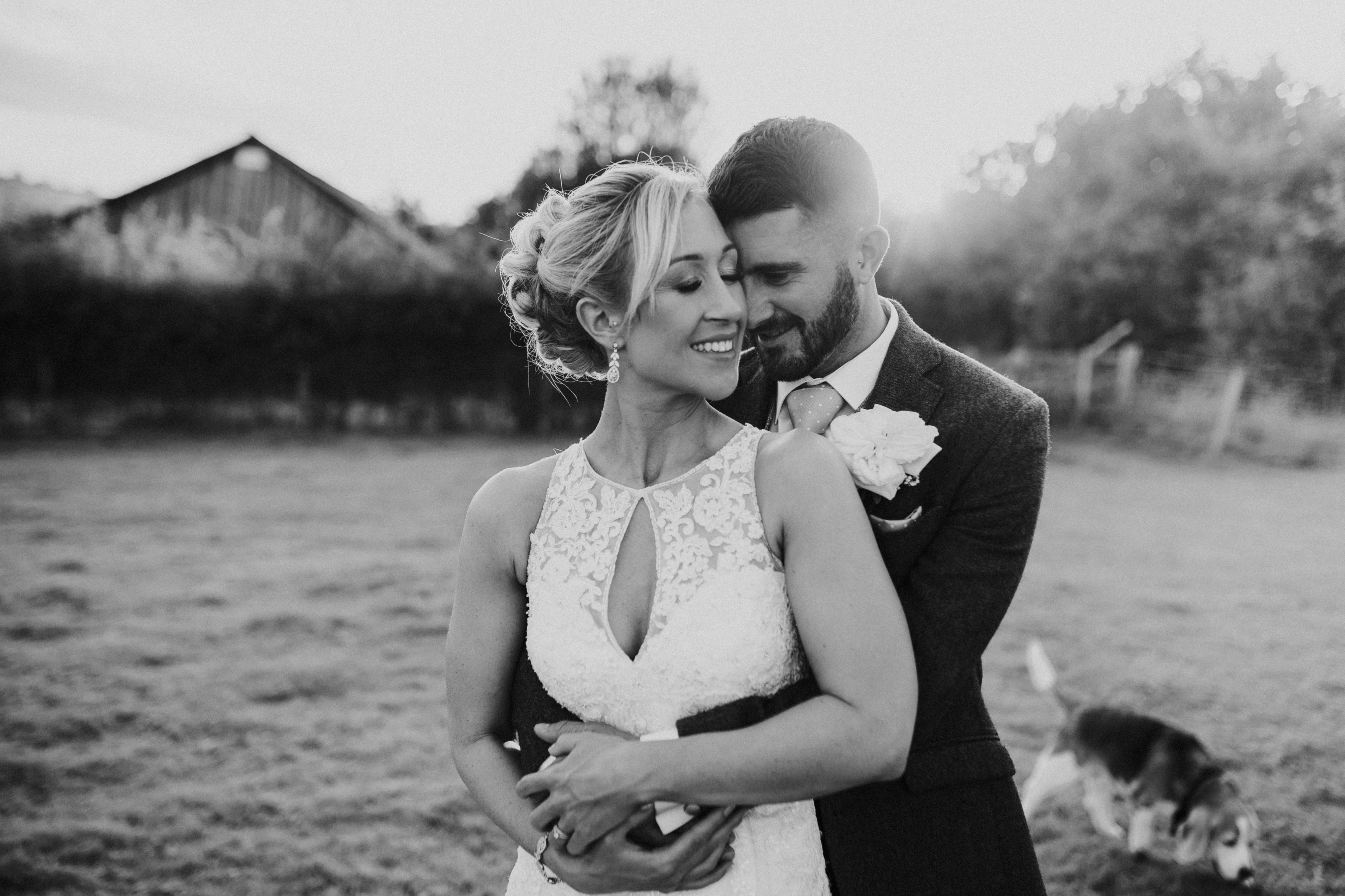 bride and groom portraits 