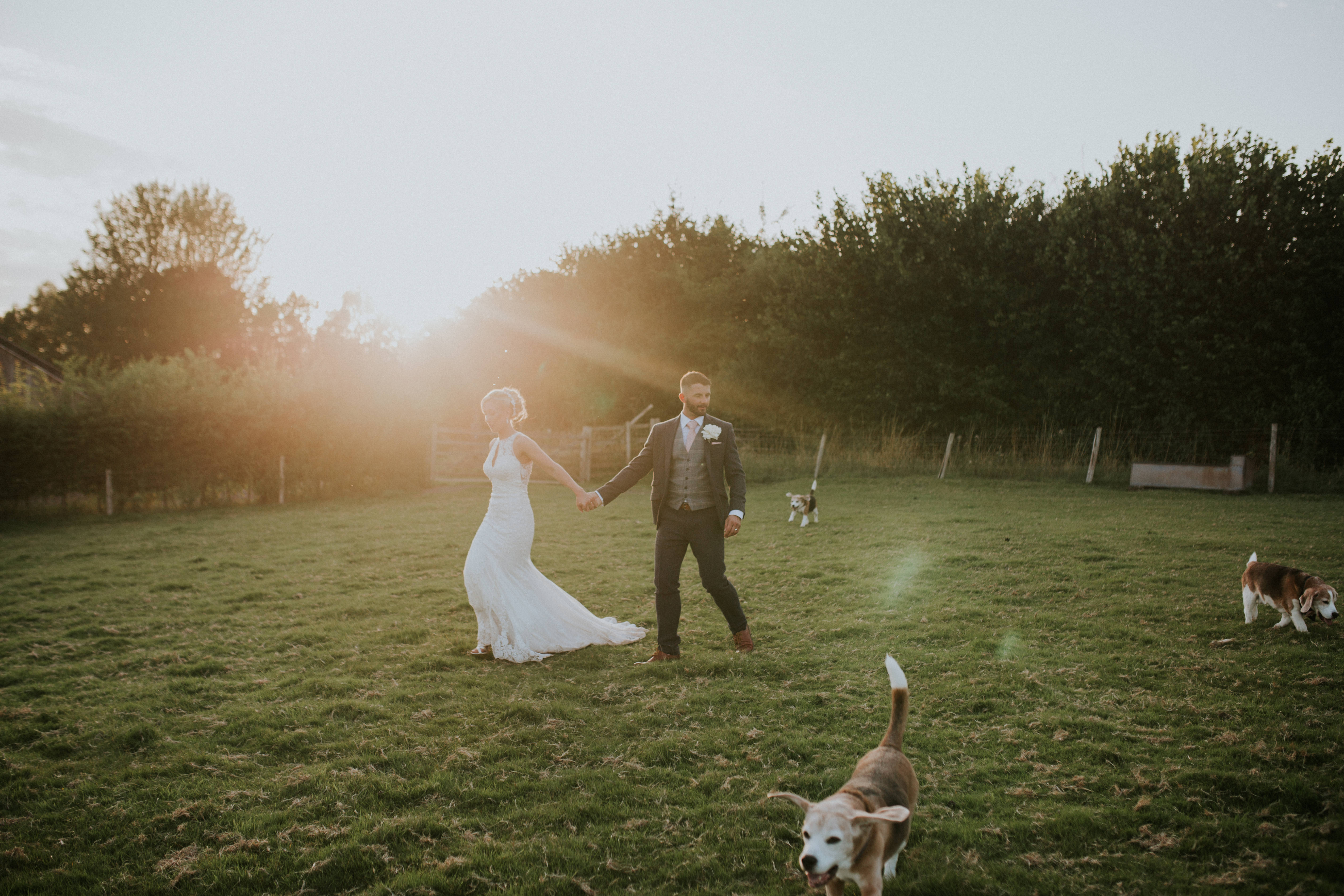 bride and groom portraits 