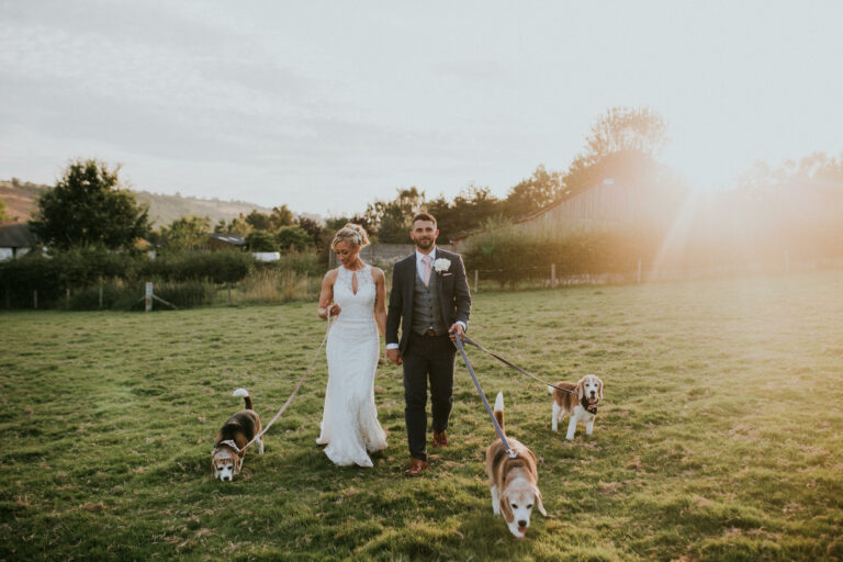 Laura & Anthony – Barn at Brynich