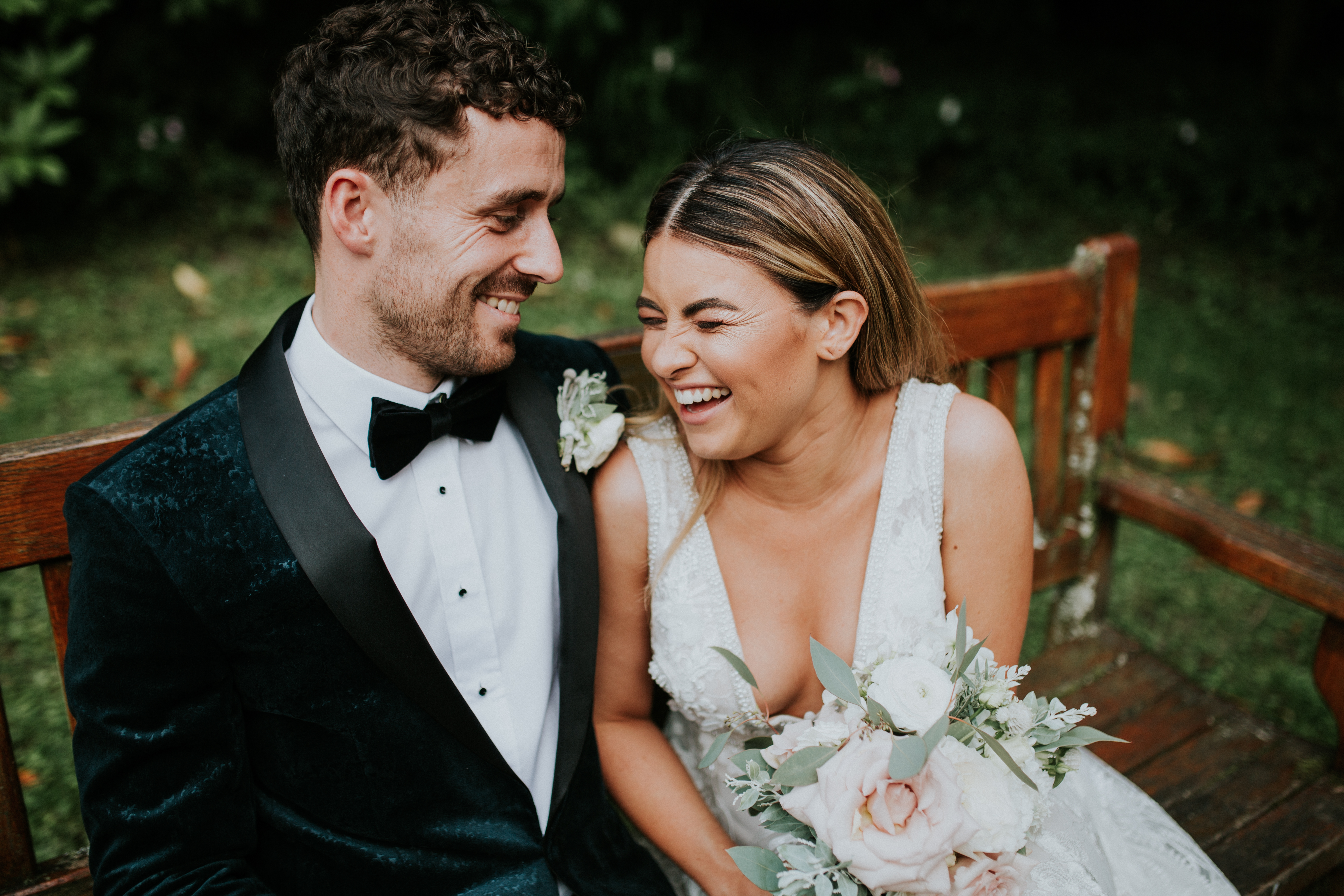 bride and groom portraits 