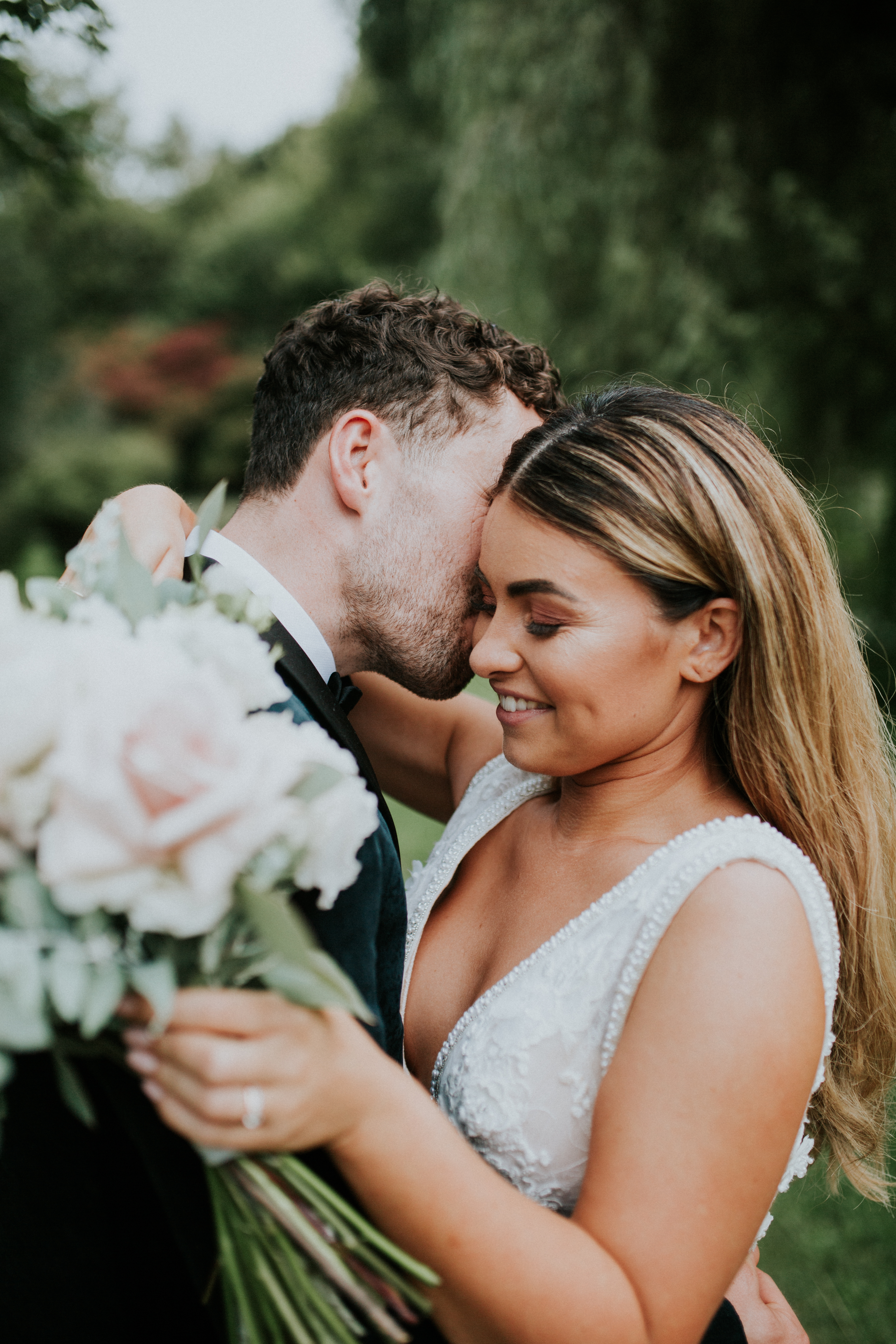 bride and groom portraits