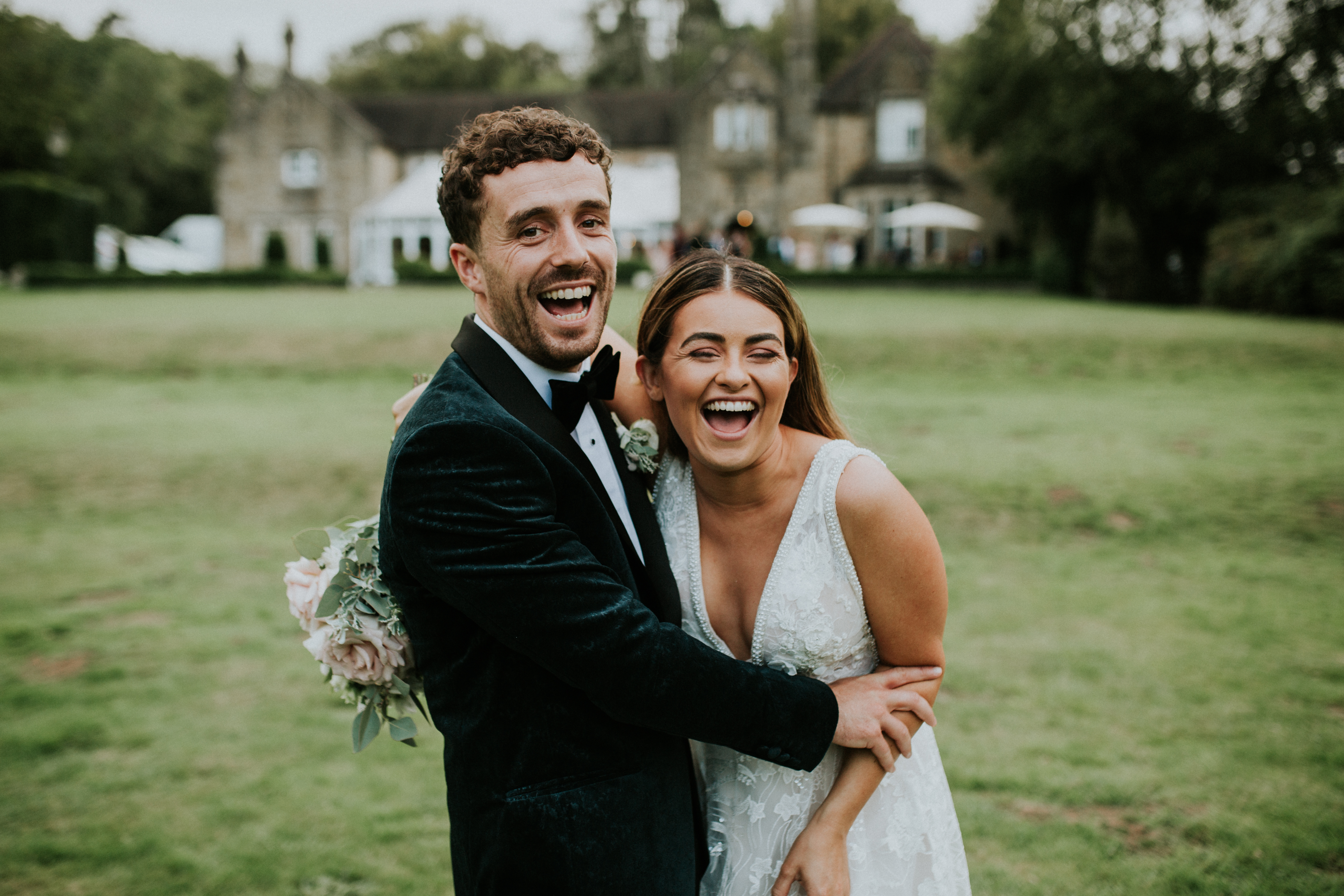 bride and groom portraits