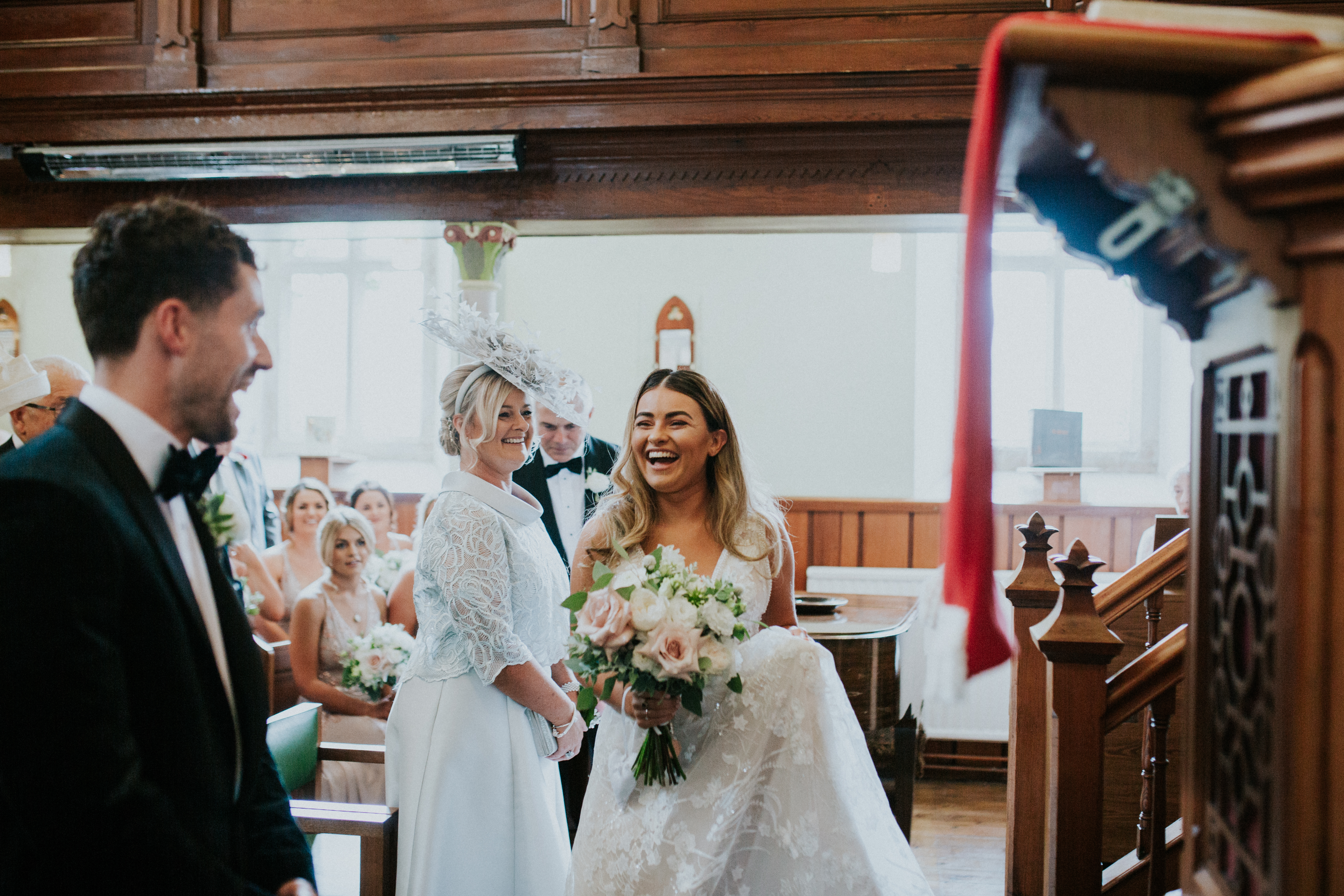 bride walking down the aisle 