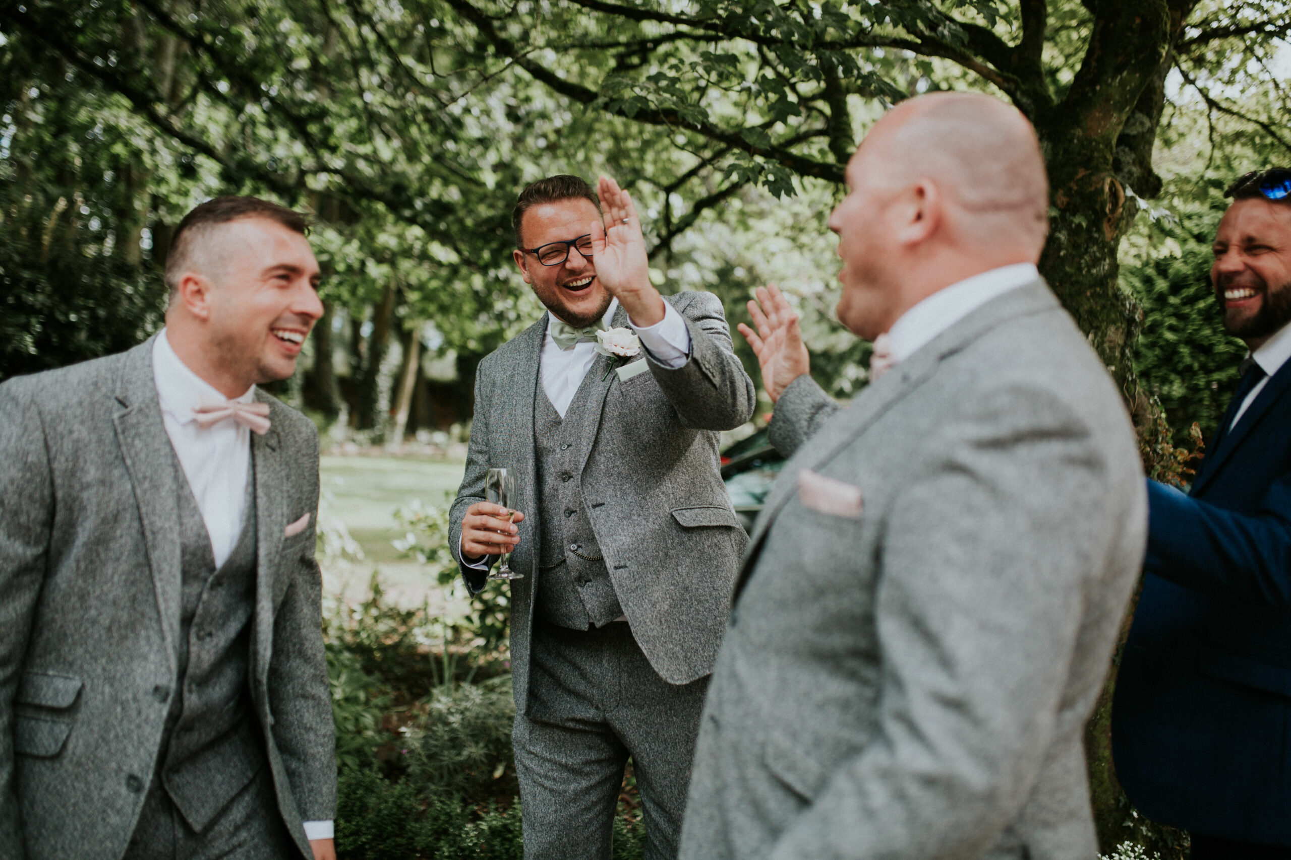 groom smiling 