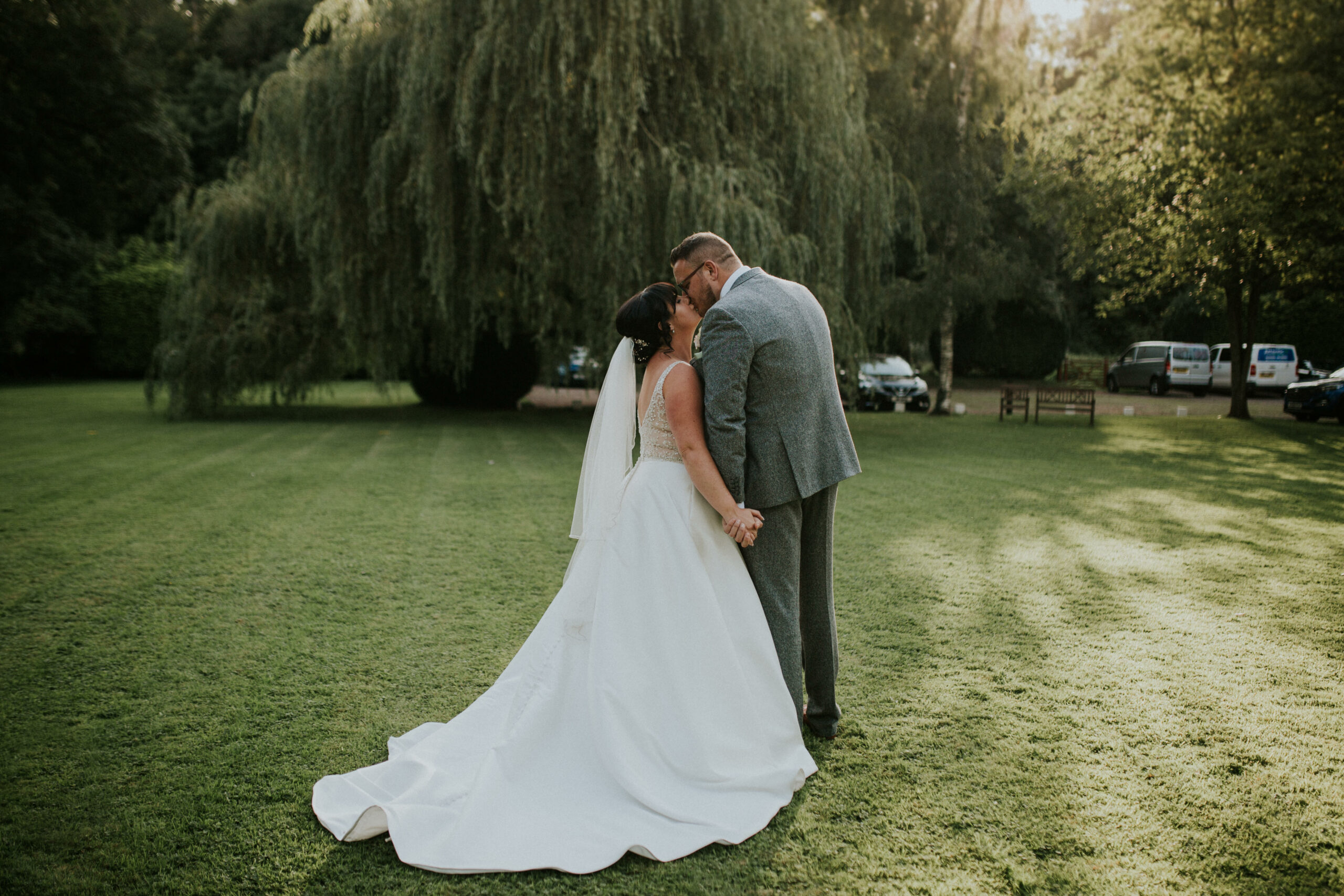 bride and groom portrait