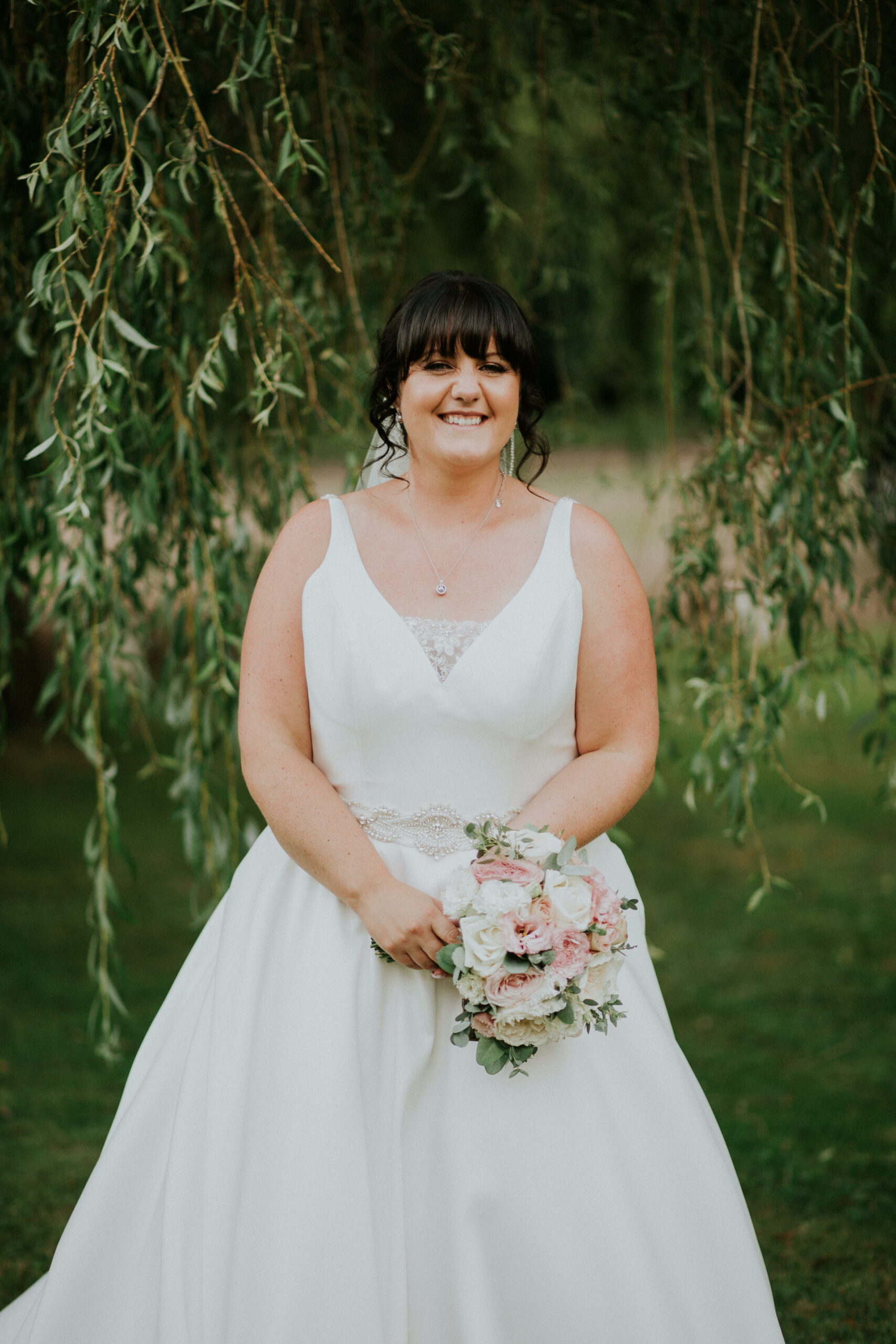 bride and groom portrait