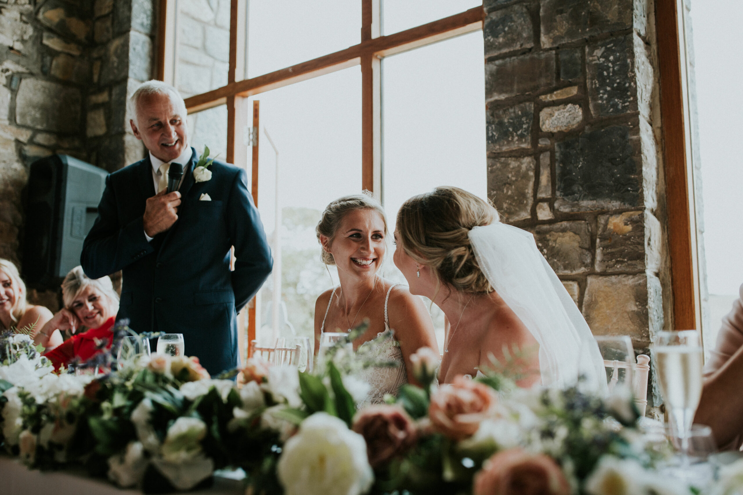 father of the bride giving a speech 