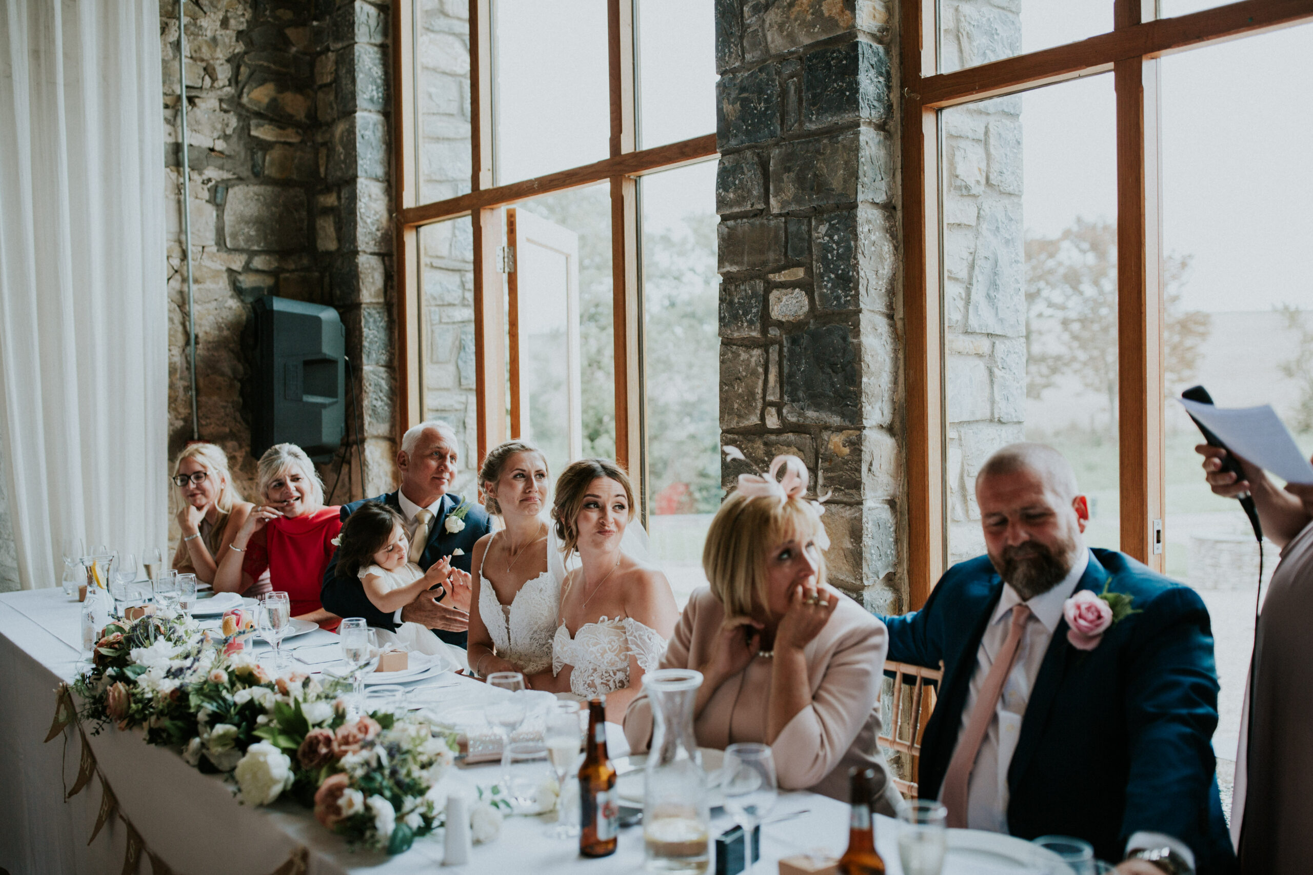 guests watching speeches 