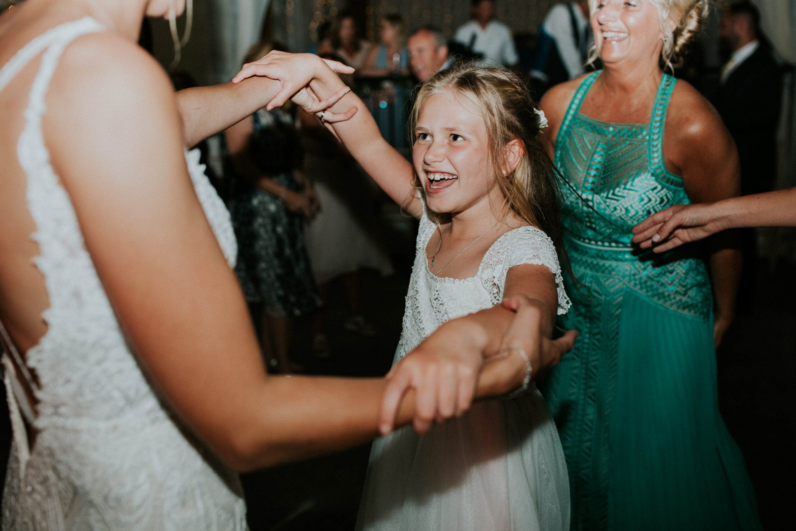 guests dancing and singing 