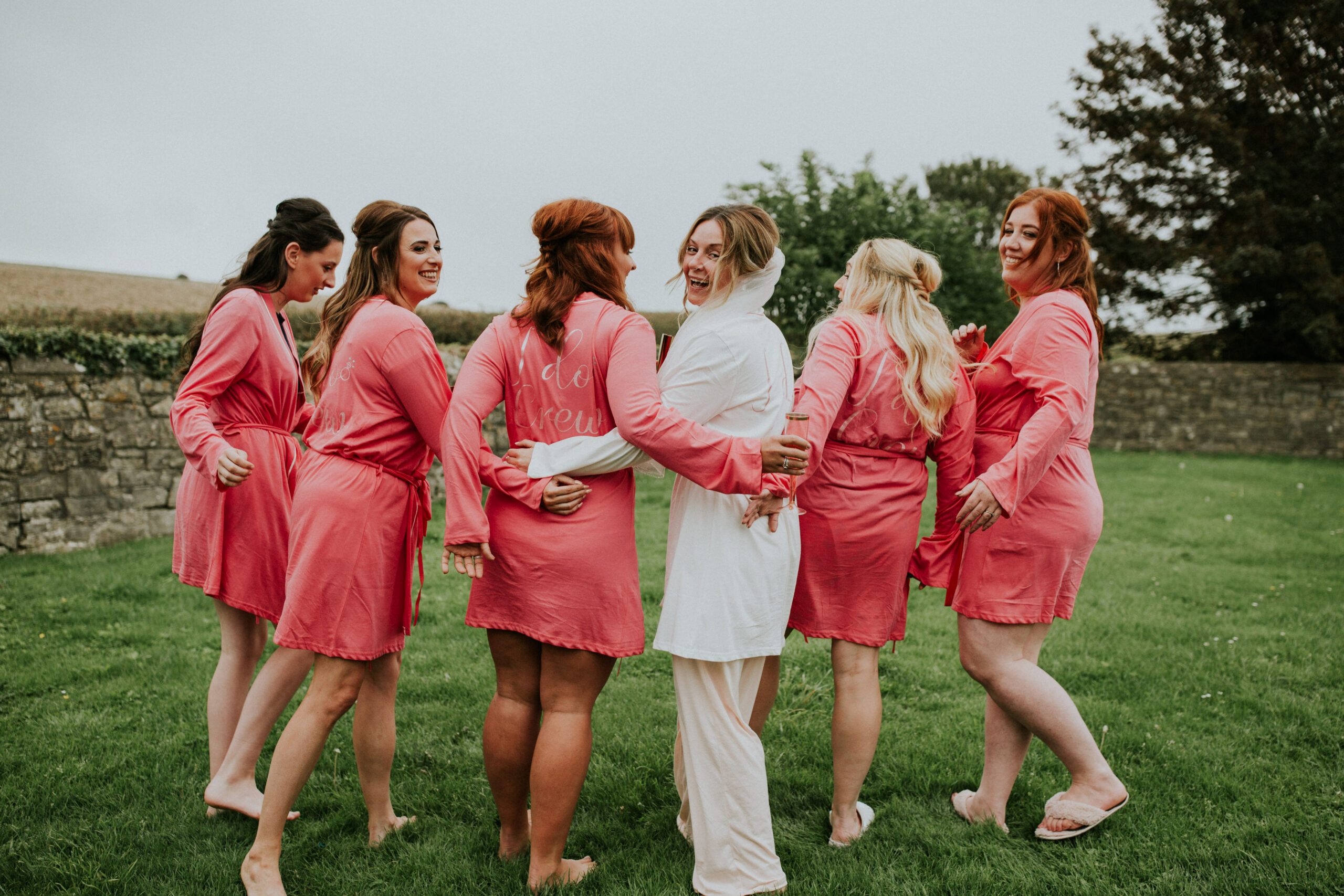 bridesmaids group shot 