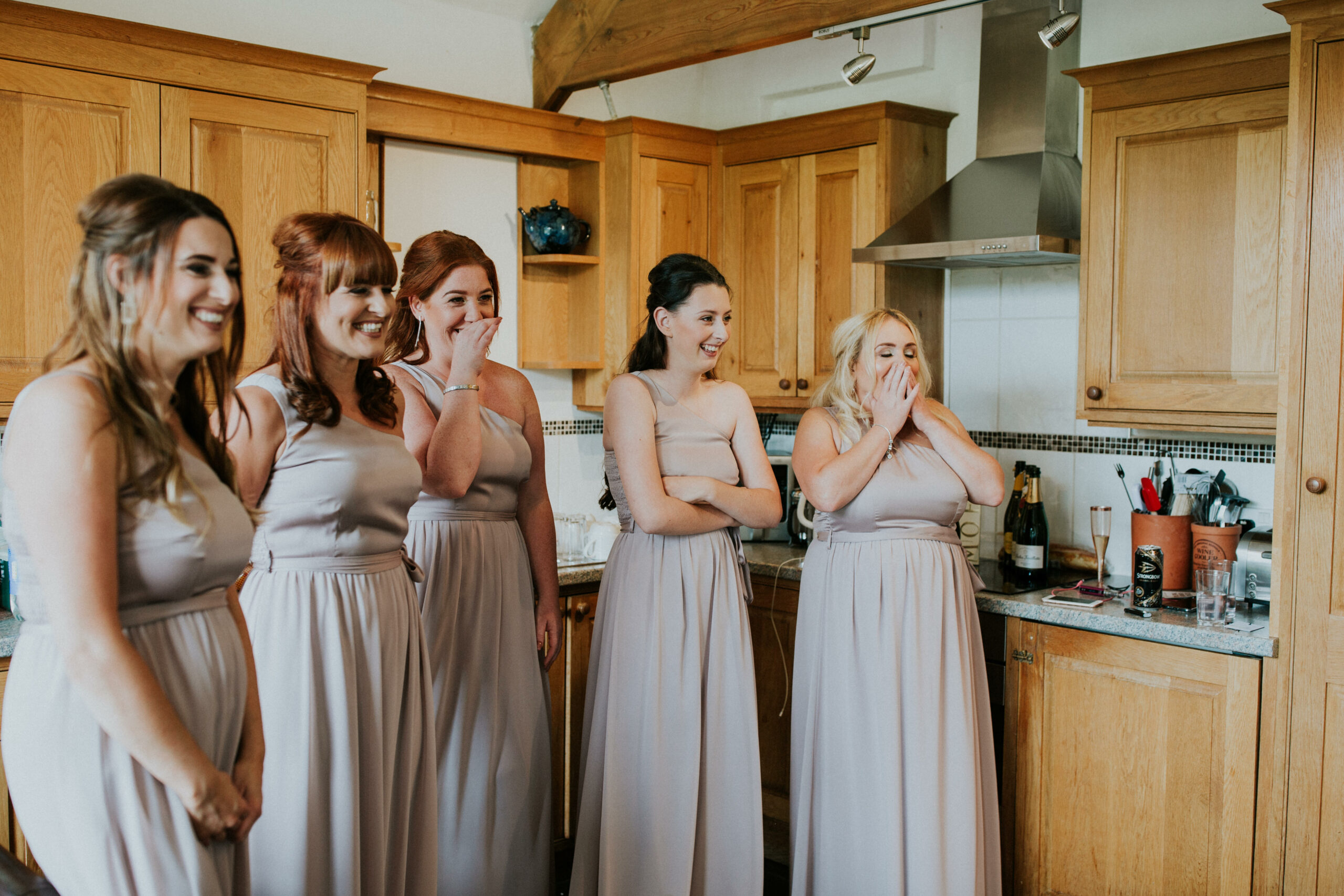 bridesmaids dress reveal