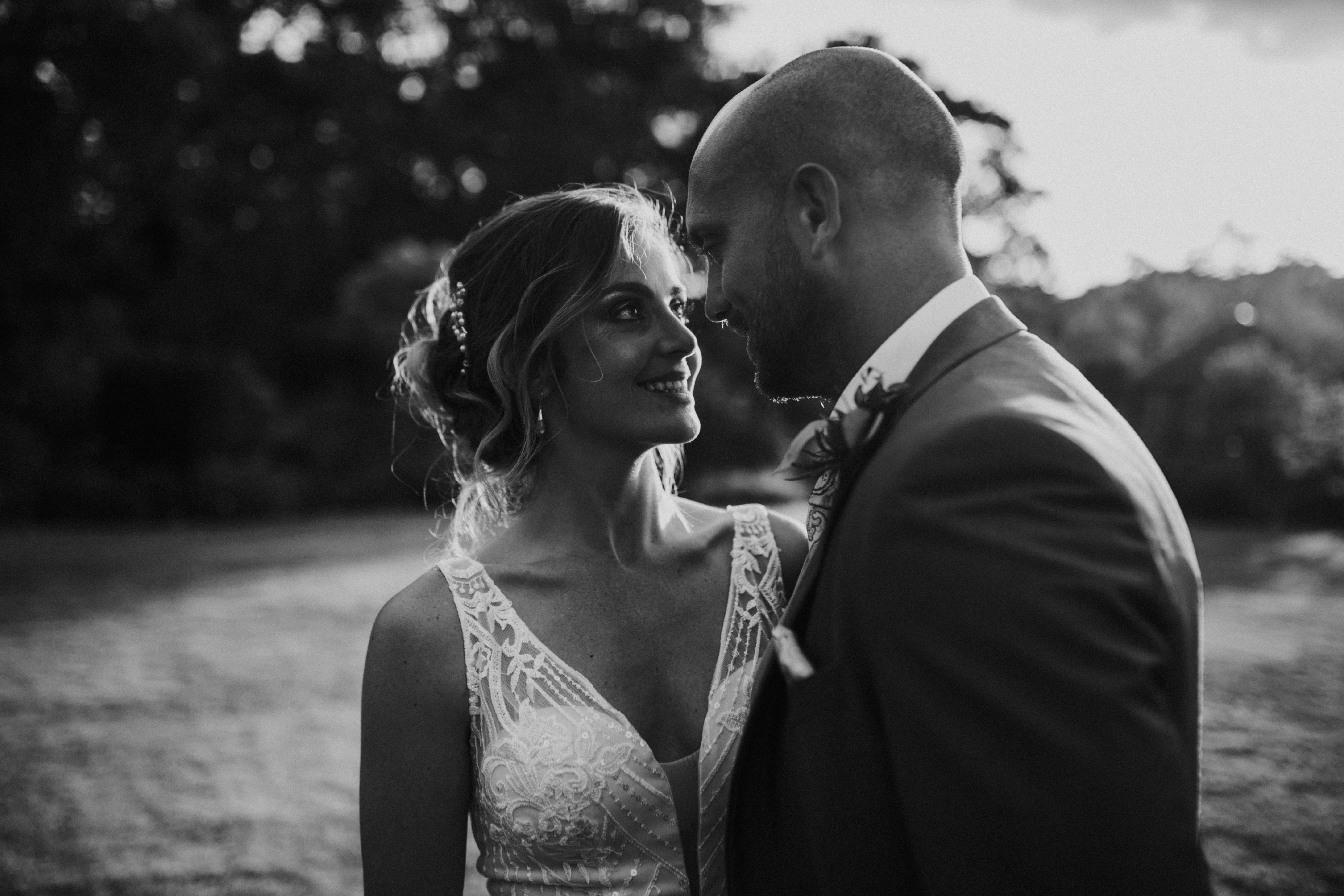 bride and groom portraits 