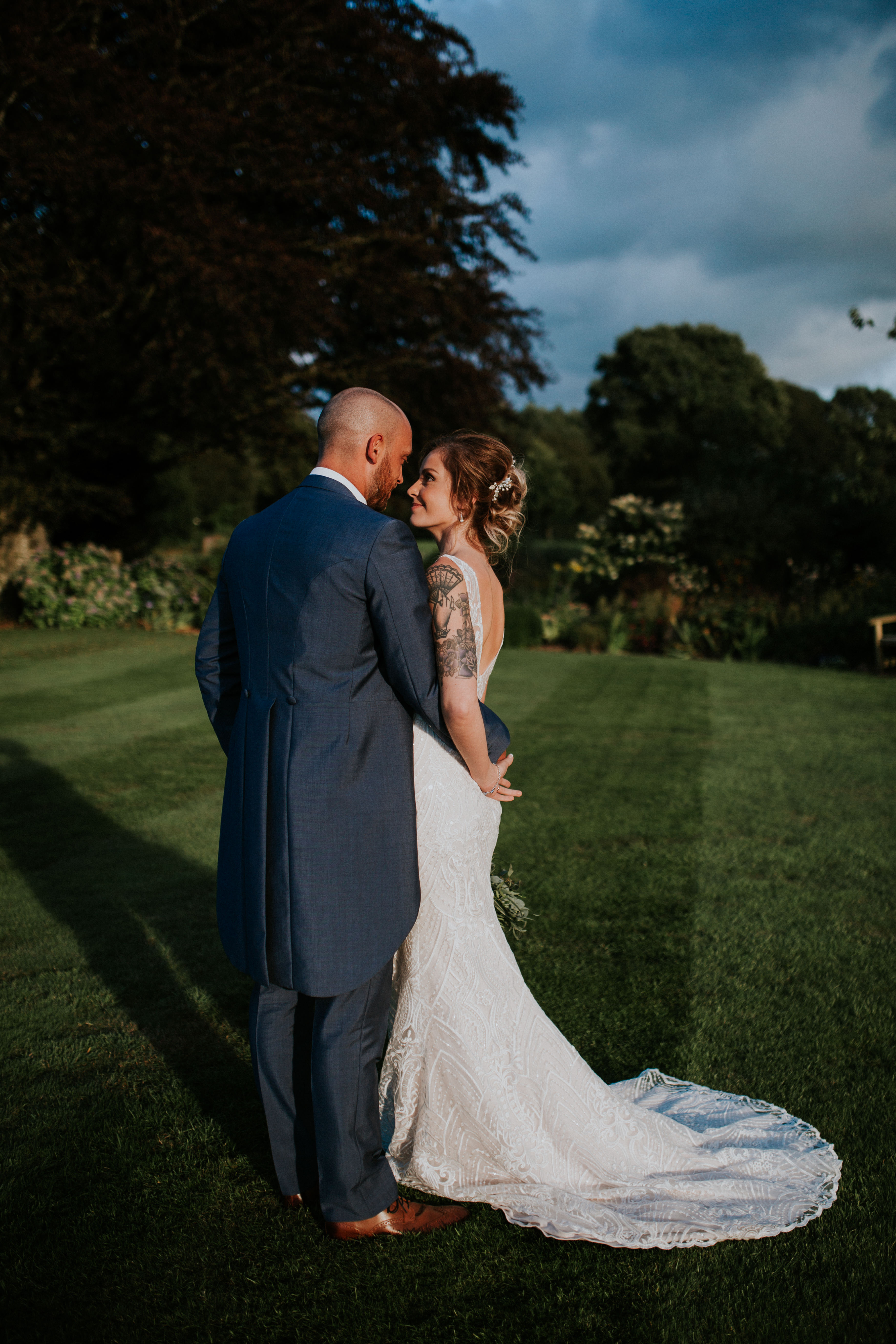 bride and groom portraits 