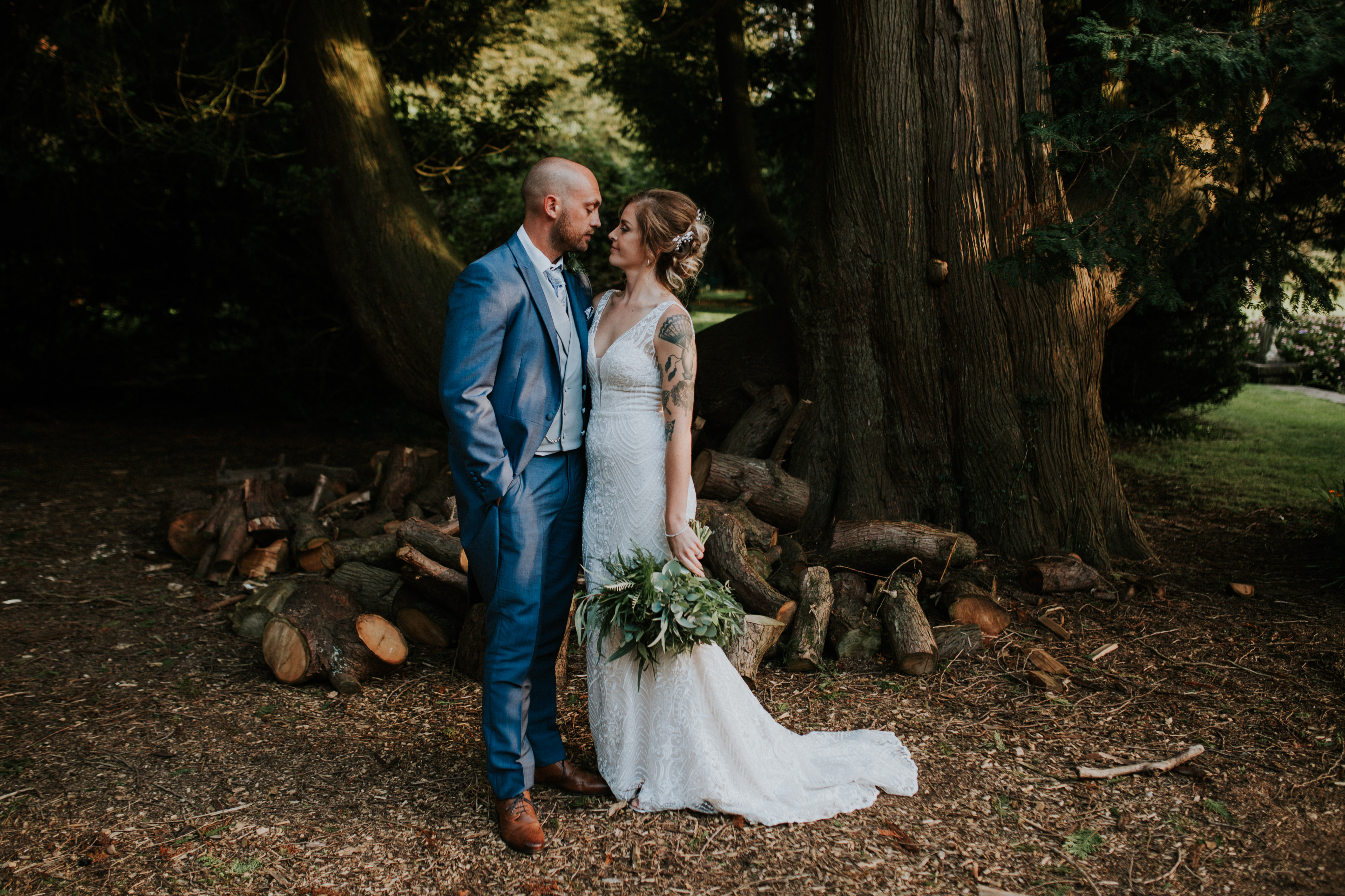 bridebride and groom portraits