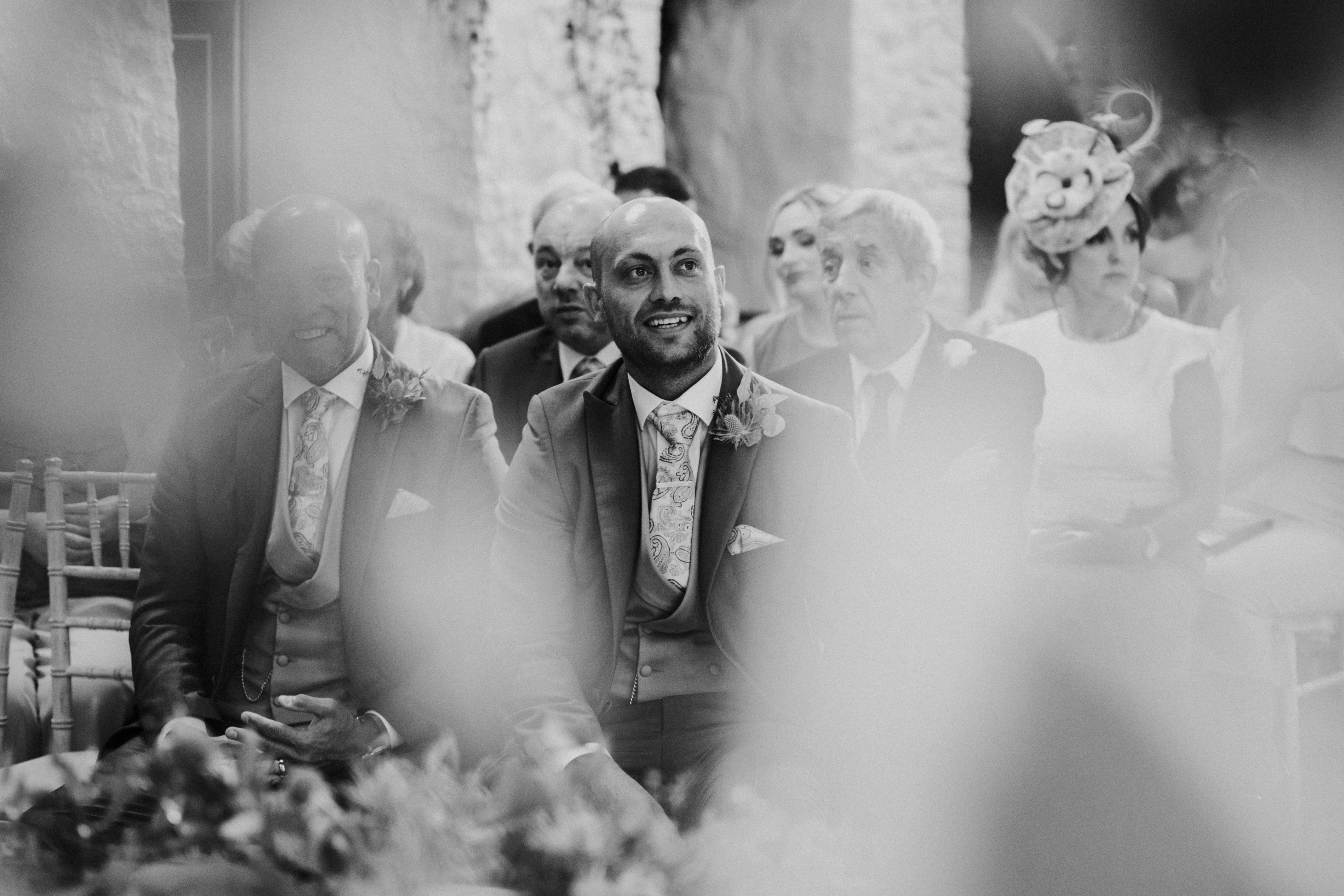 groom smiling 