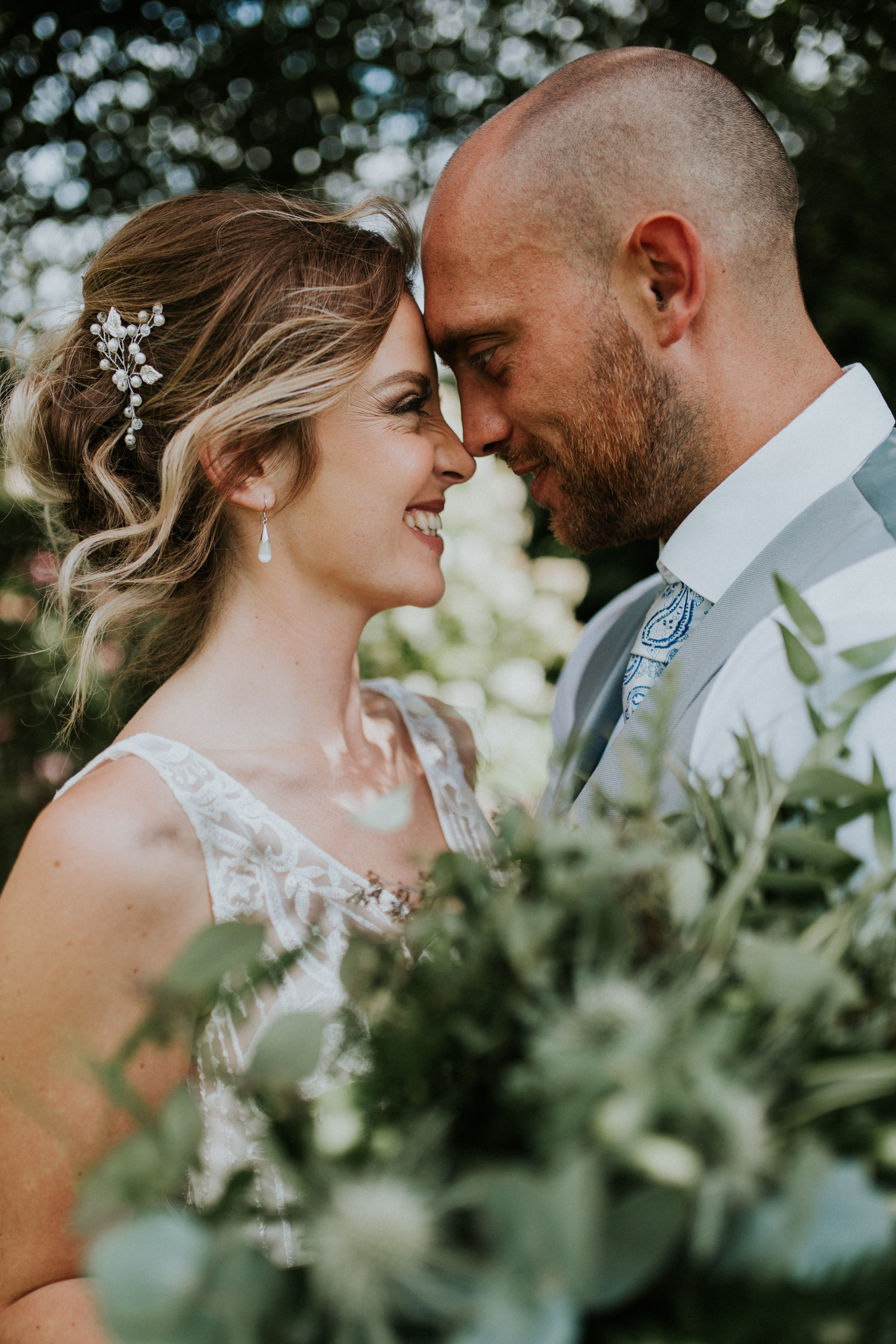 bride and groom portraits 