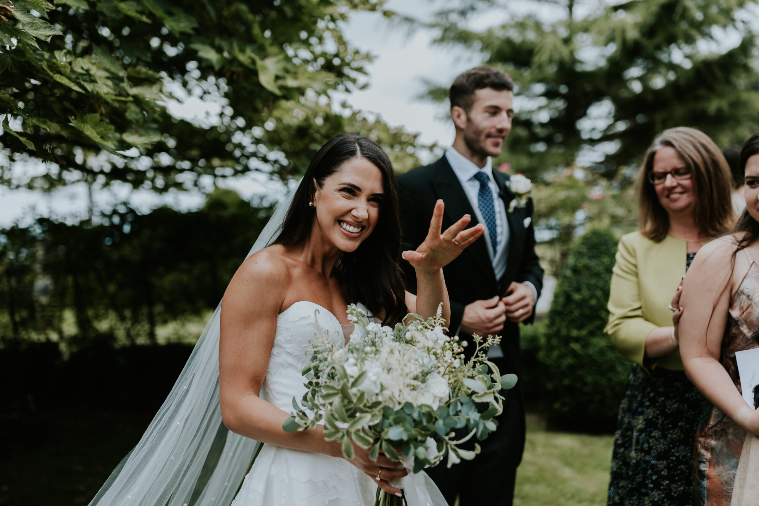 Bride Smiling