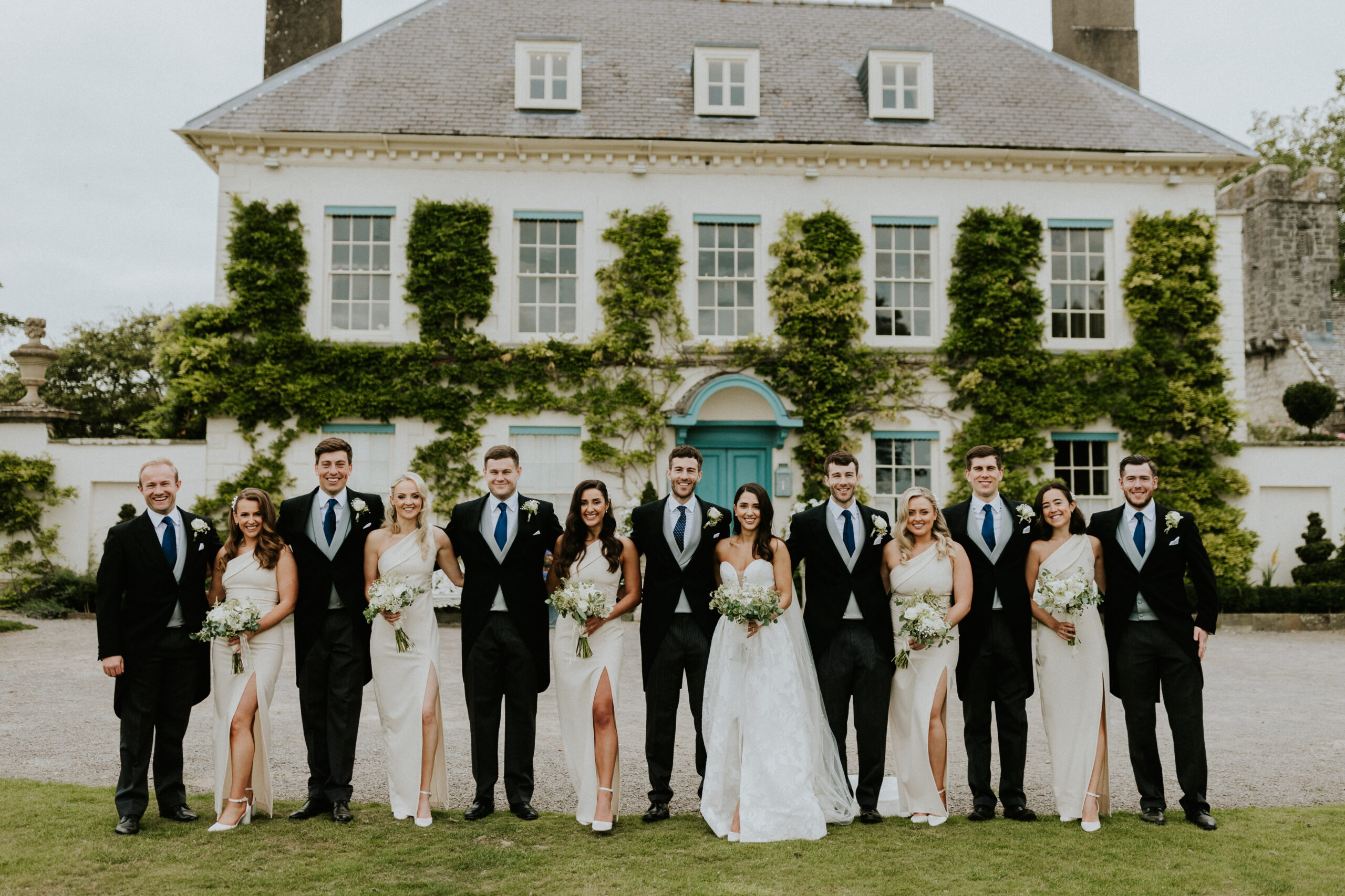 Bridesmaids and groomsmen