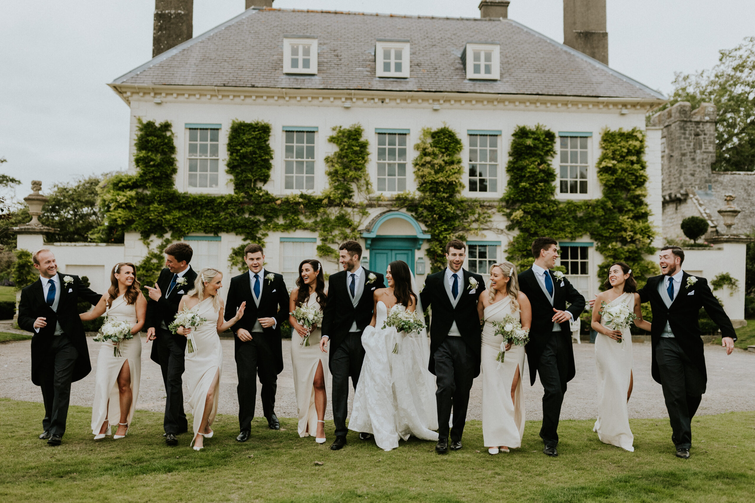 Bridesmaids and groomsmen