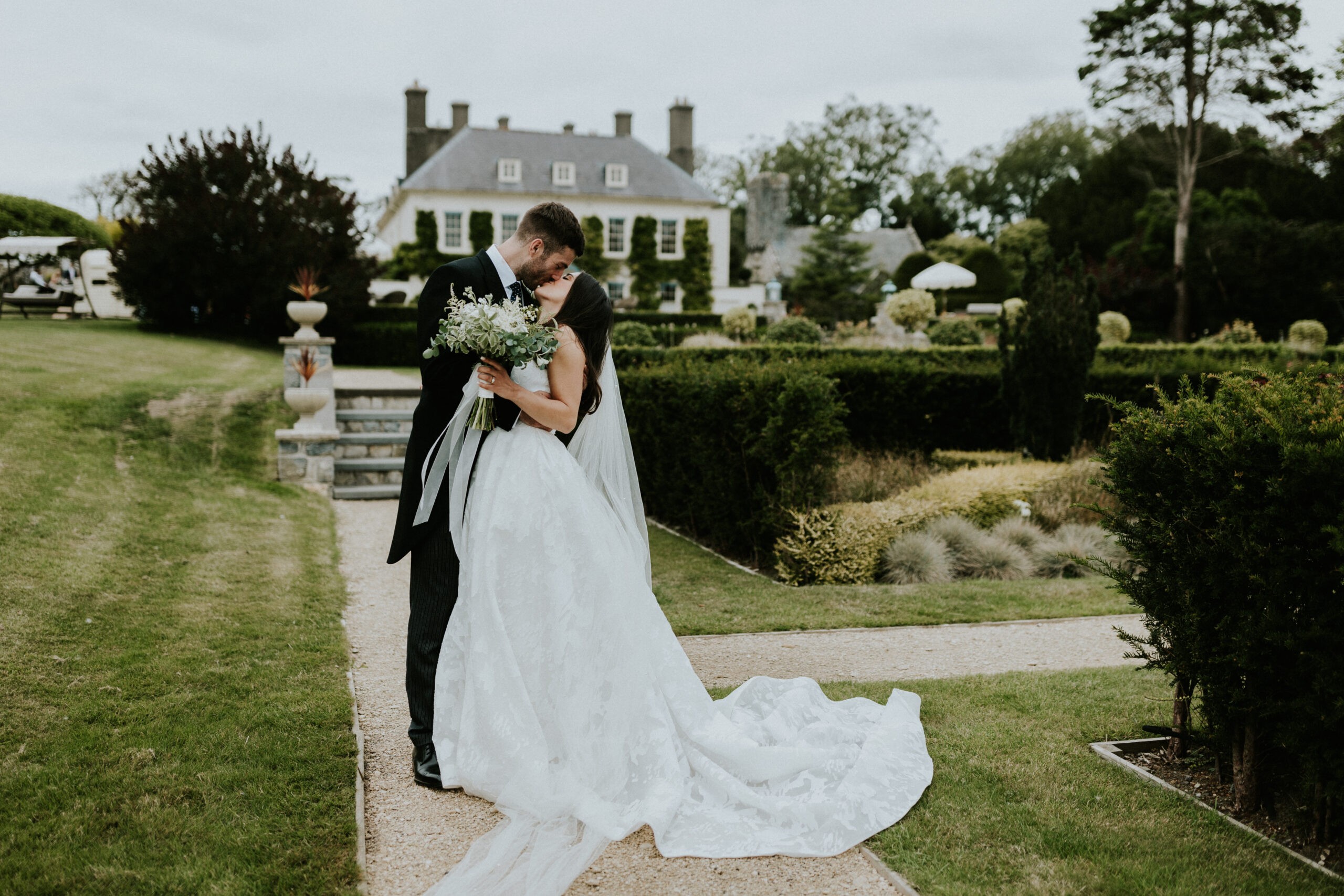 Bride and groom portraits